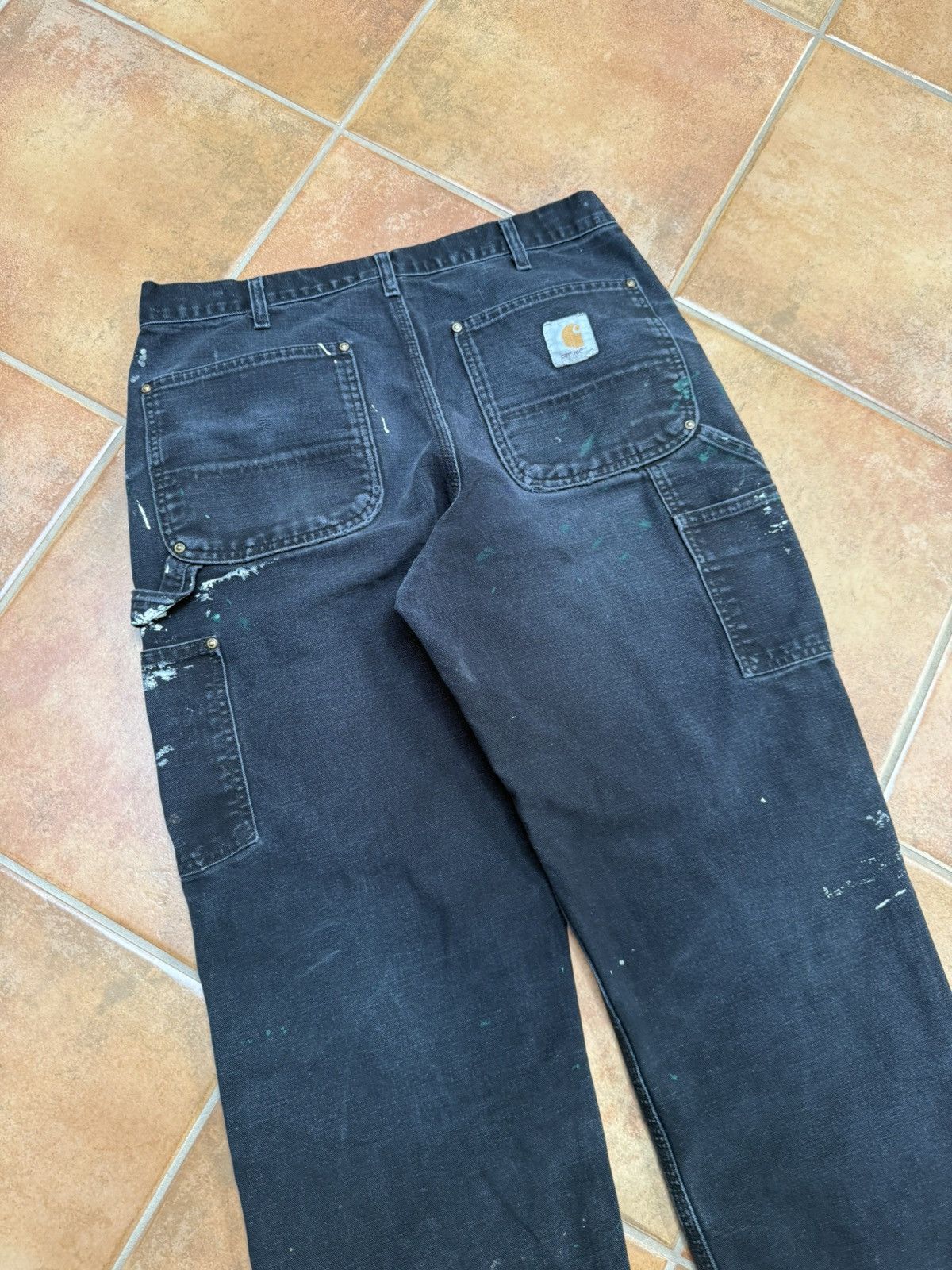 Carhartt Vintage Faded and Distressed Carhartt Double Knees Size US 33 - 13 Thumbnail