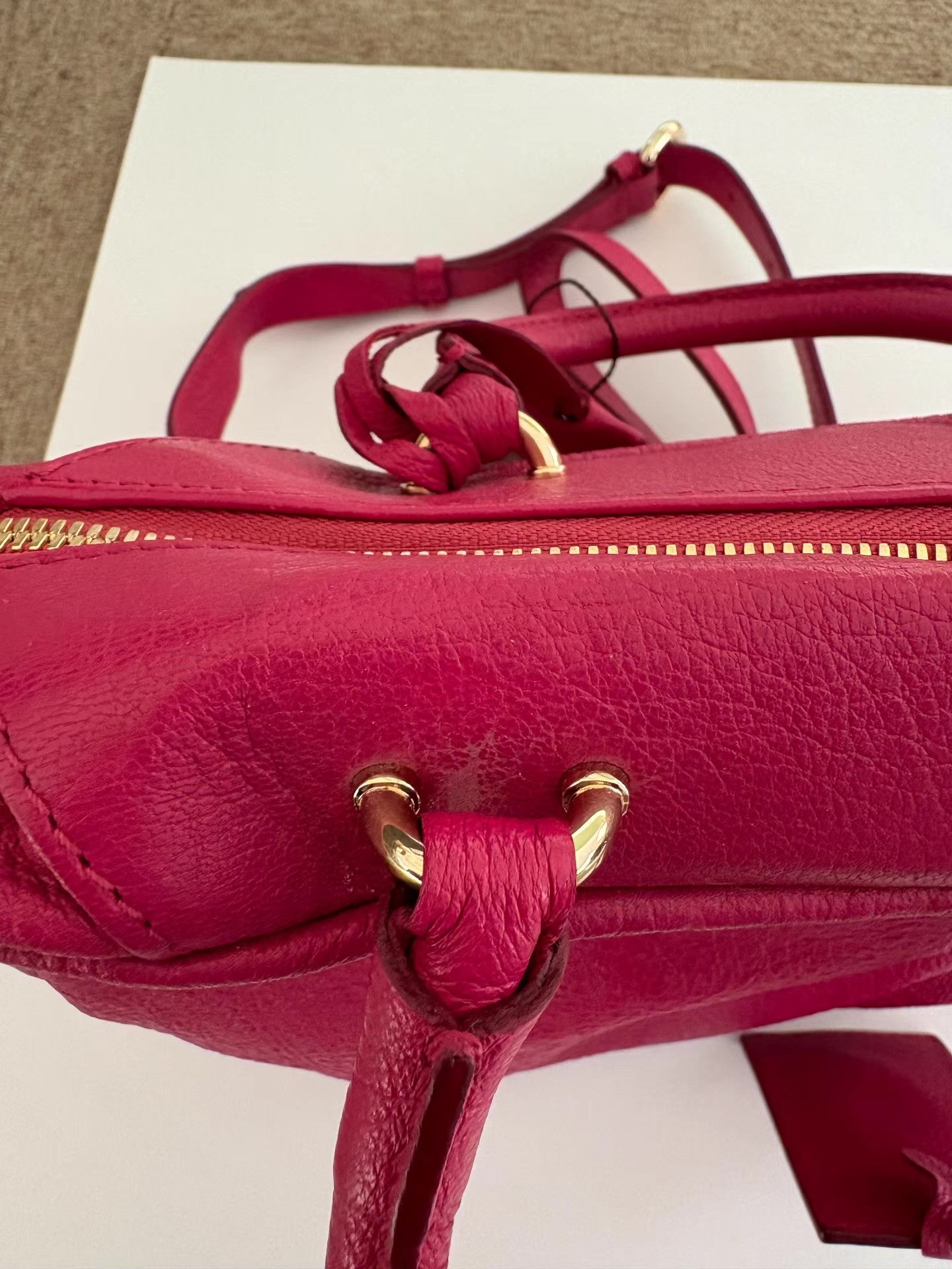 Etro Etro Women's Fuchsia Leather Handbag & Crossbody Bag Ｑ21 Size ONE SIZE - 6 Thumbnail