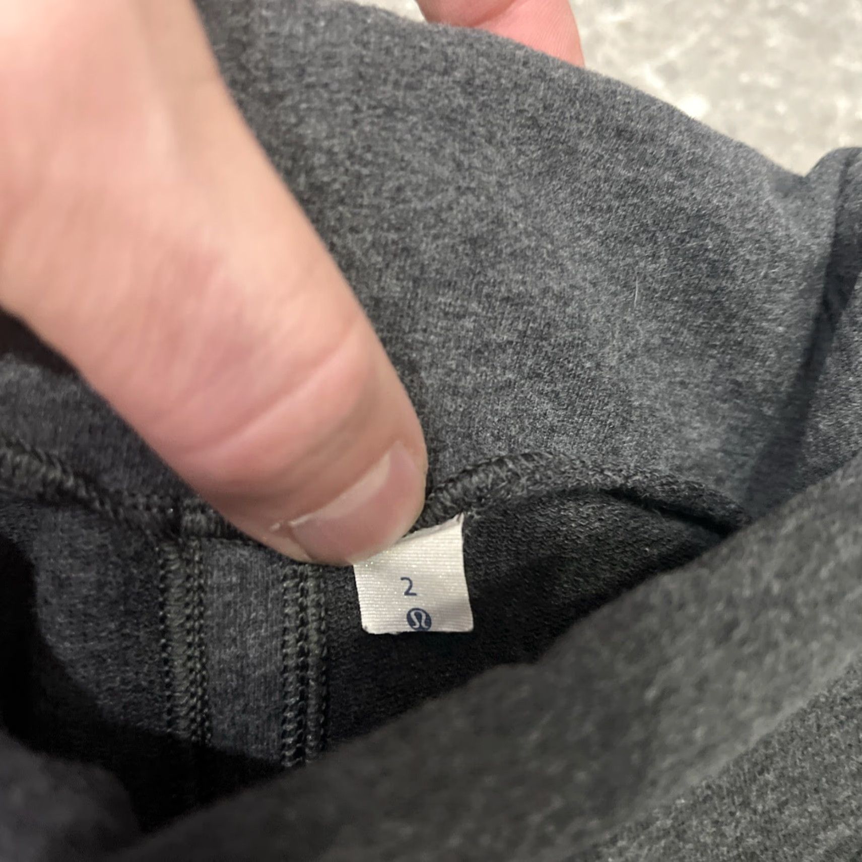 Lululemon Lululemon Sweatshirt Women 2 Gray Cowl Neck Cross Over Hem Pockets Pullover Activewear Slim Front Woman Size XS / US 0-2 / IT 36-38 - 4 Thumbnail