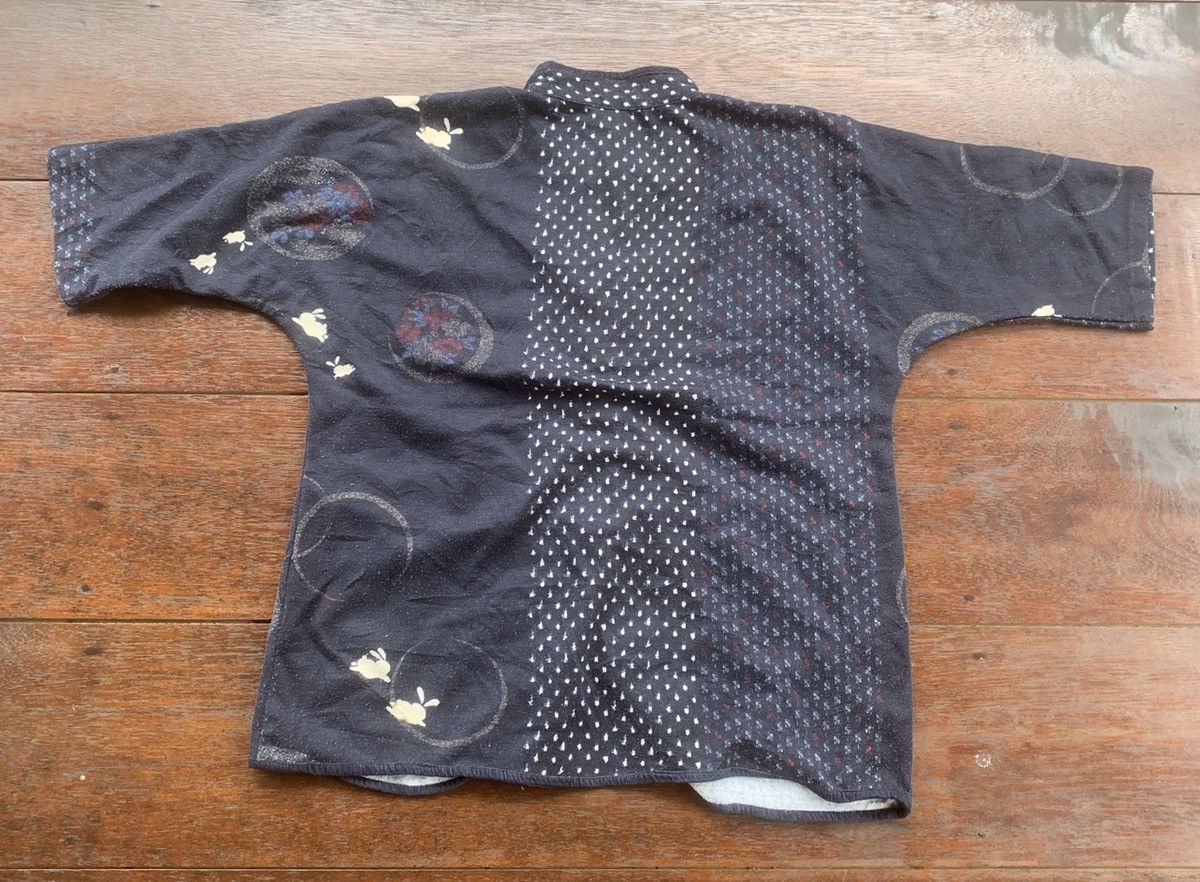 Japanese Brand Vintage sakura Japan fleece kimono style jacket Size US L / EU 52-54 / 3 - 2 Thumbnail