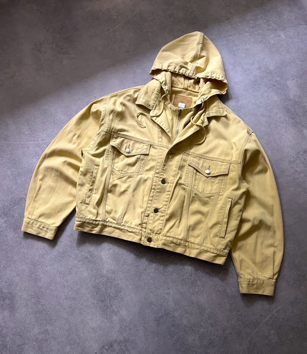 Gap Vintage Denim hooded jacket yellow mens japan