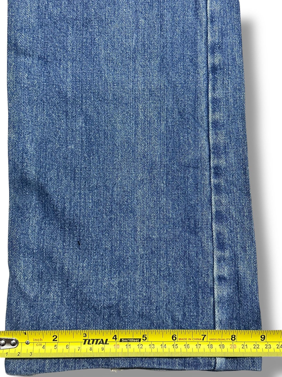 Japanese Brand Nylaus Jeans Baggy Loose Distressed With Faded Wash Size US 33 - 16 Thumbnail
