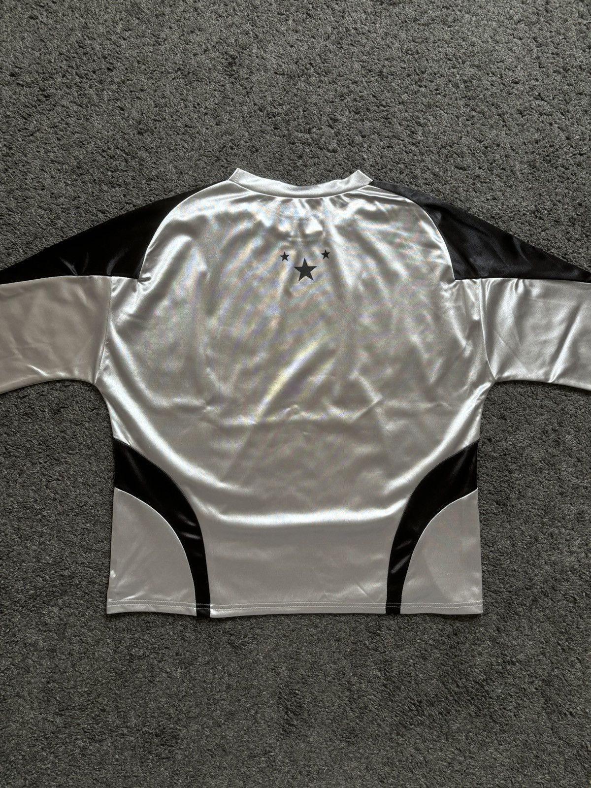 Vintage Vintage satin long sleeves racing jersey black energy Size US M / EU 48-50 / 2 - 12 Thumbnail