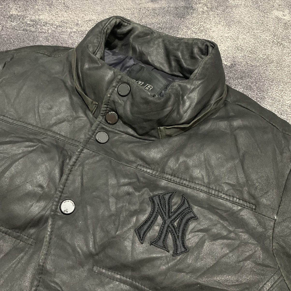 MLB Leather jacket MLB new york yankees vintage Size US XL / EU 56 / 4 - 2 Thumbnail
