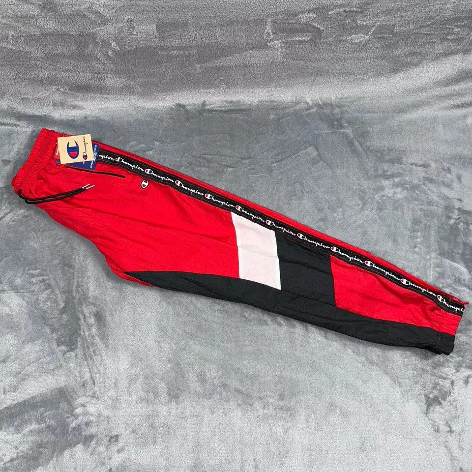 Champion Champion 100% Nylon Windsuit Pants Red Size US 30 / EU 46 - 3 Thumbnail