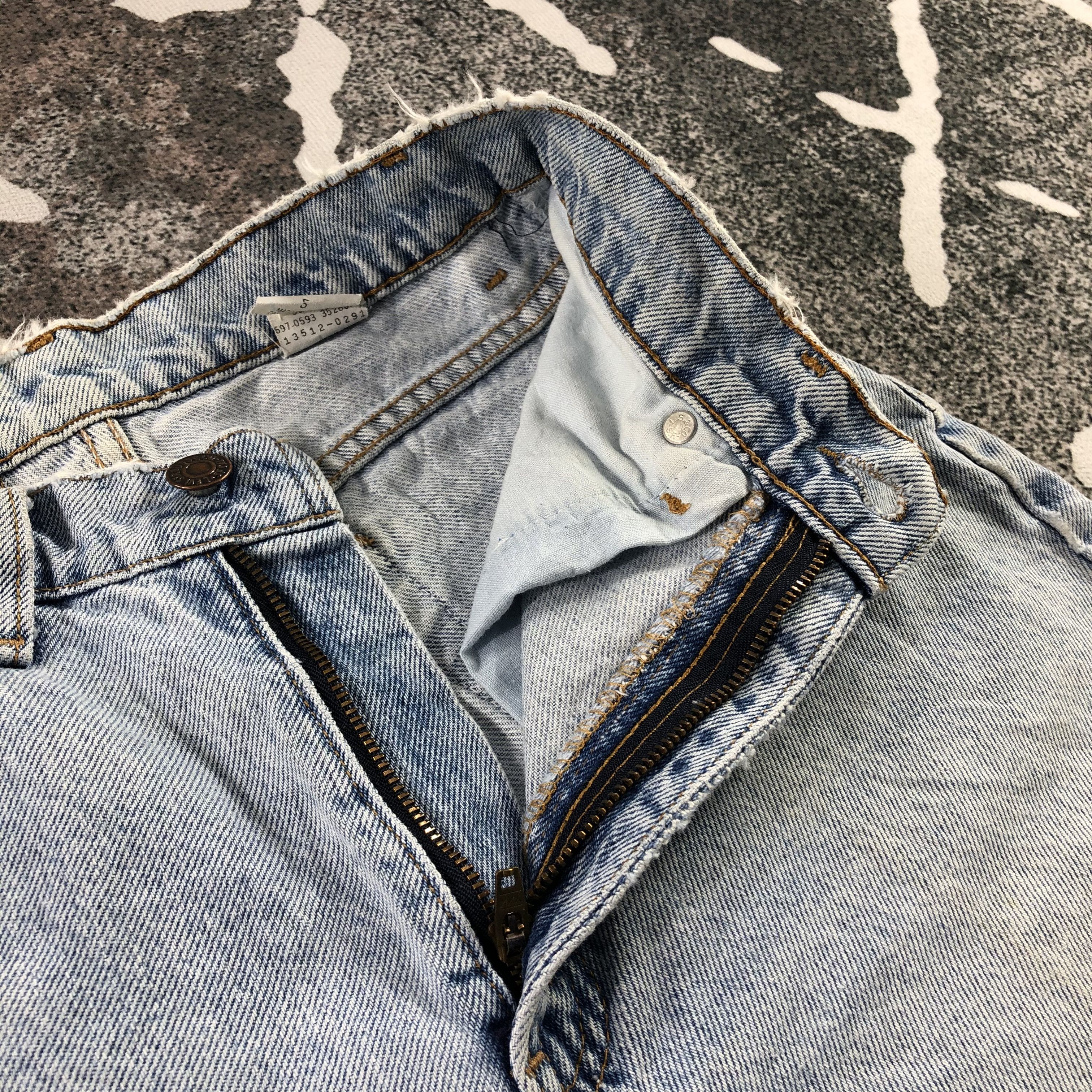 Levi's Vintage 90s Levi's 512 Jeans Light wash Denim size 25x28 Size 25" / US 0 / IT 36 - 8 Thumbnail