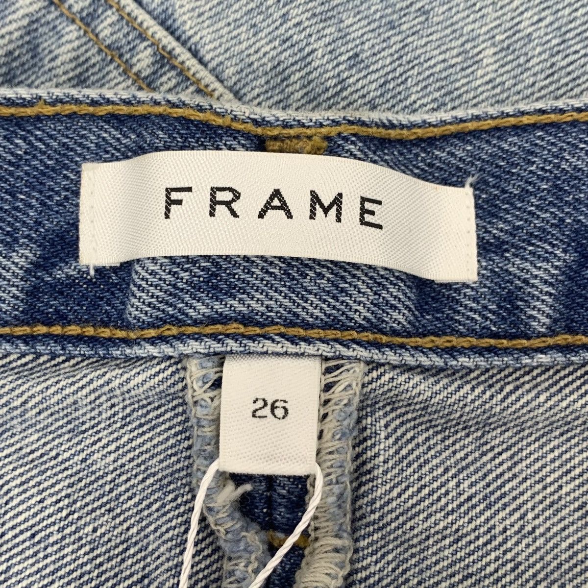 Frame FRAME Blue Washed Zipper Distressed Denim Pants K26WX Size 26" / US 2 / IT 38 - 6 Thumbnail