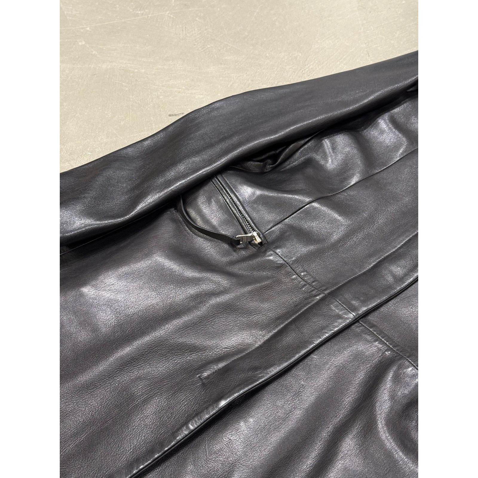 Prada 1999 Prada biker leather long coat Size M / US 6-8 / IT 42-44 - 4 Thumbnail