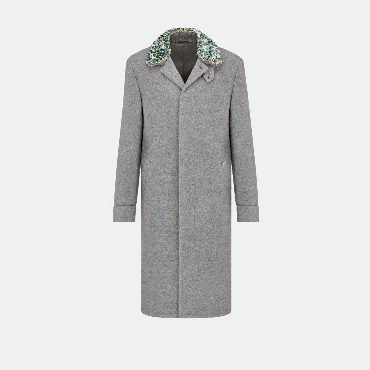 image of Dior O1Bcso1Str0524 Bar Coat In Gray in Grey, Men's (Size Small)