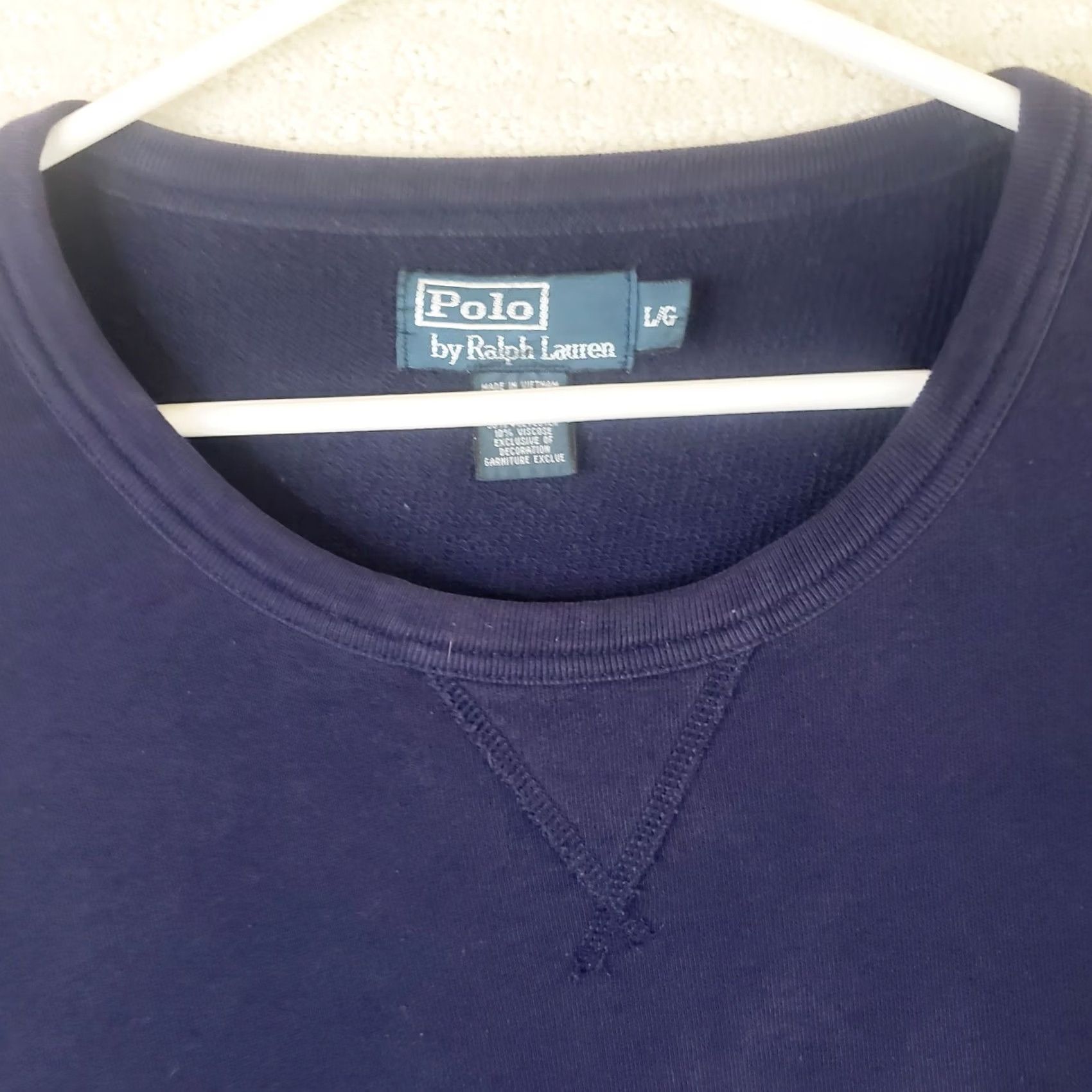 Polo Ralph Lauren Polo Ralph Lauren Sweatshirt Mens L Navy Blue Cotton Poly Pony Logo Super Comfy Size US L / EU 52-54 / 3 - 4 Thumbnail