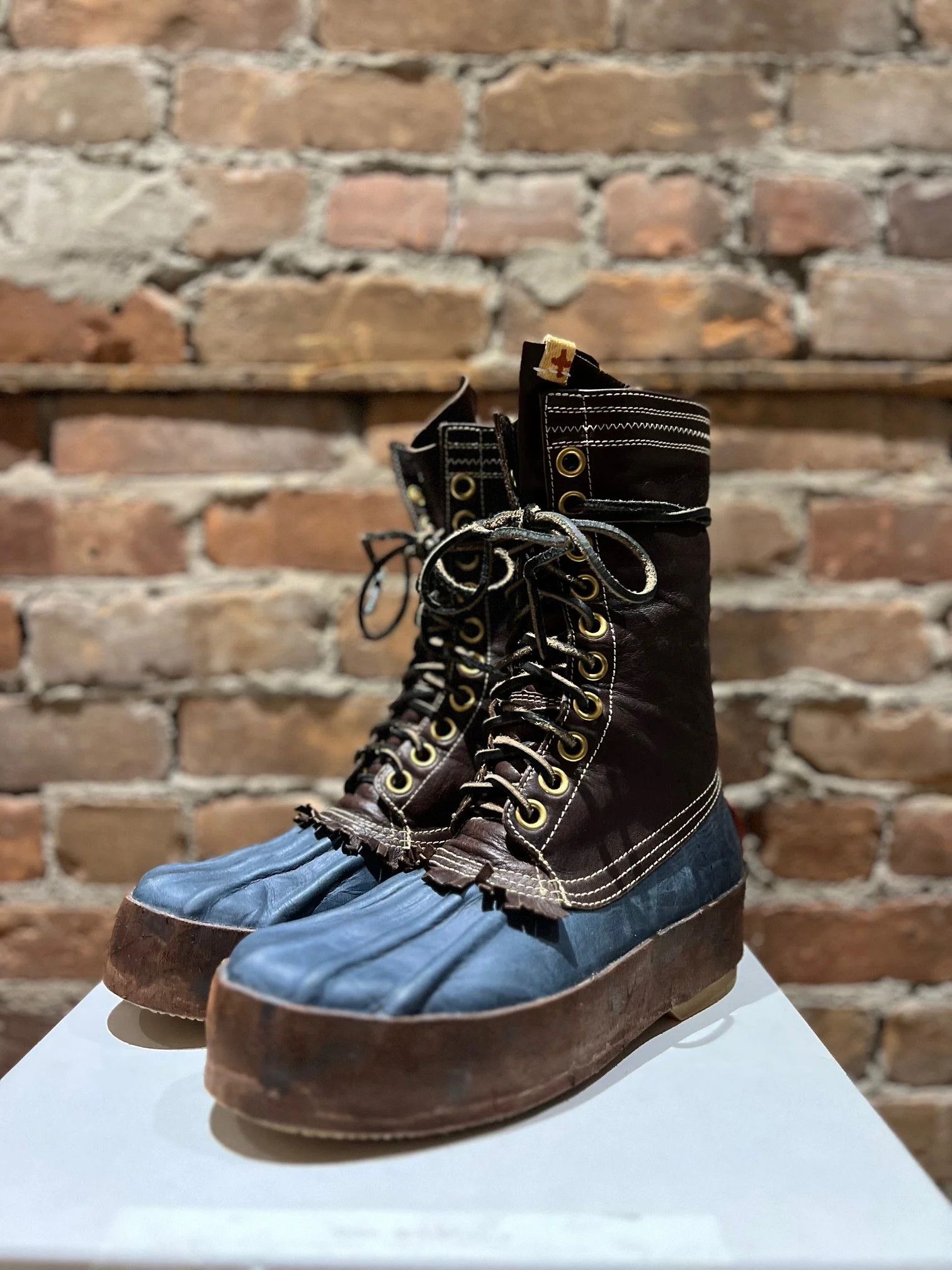Visvim Visvim Decoy Duck Boot Alu-Folk – Blue/Brown – Size US 8 Size US 8 / EU 41 - 2 Thumbnail