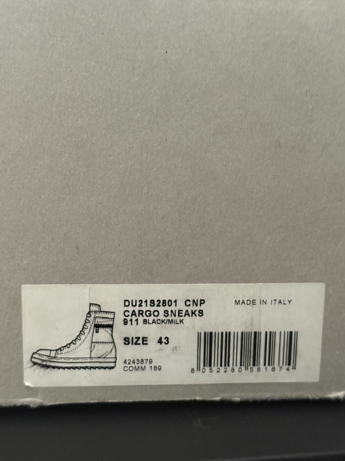 Rick Owens Rick Owens Nylon Cargo Ramones Size US 10 / EU 43 - 13 Thumbnail