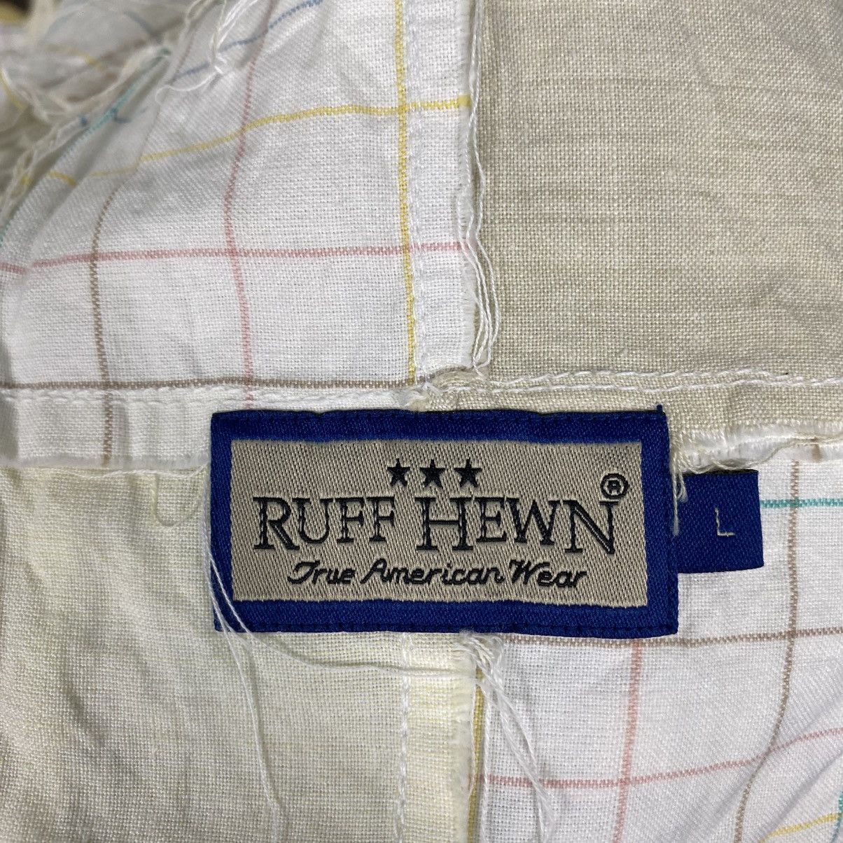 Japanese Brand 📌Vintage Chore Jacket RuffHewn Tartan Patchwork Issey Miyake Size US L / EU 52-54 / 3 - 18 Thumbnail