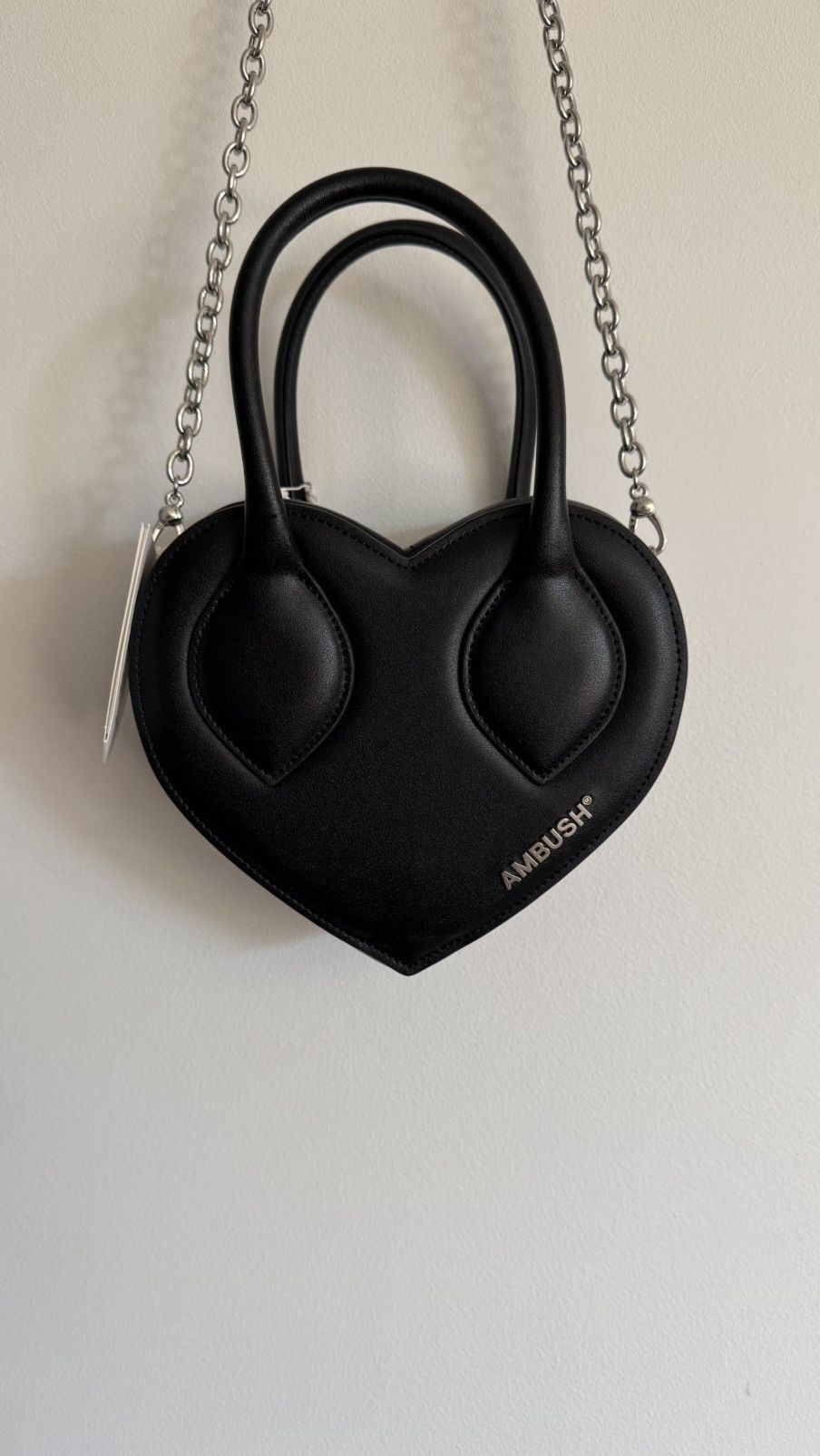Ambush Design Ambush heart shoulder bag Italy new with tags black silver Size ONE SIZE - 7 Thumbnail