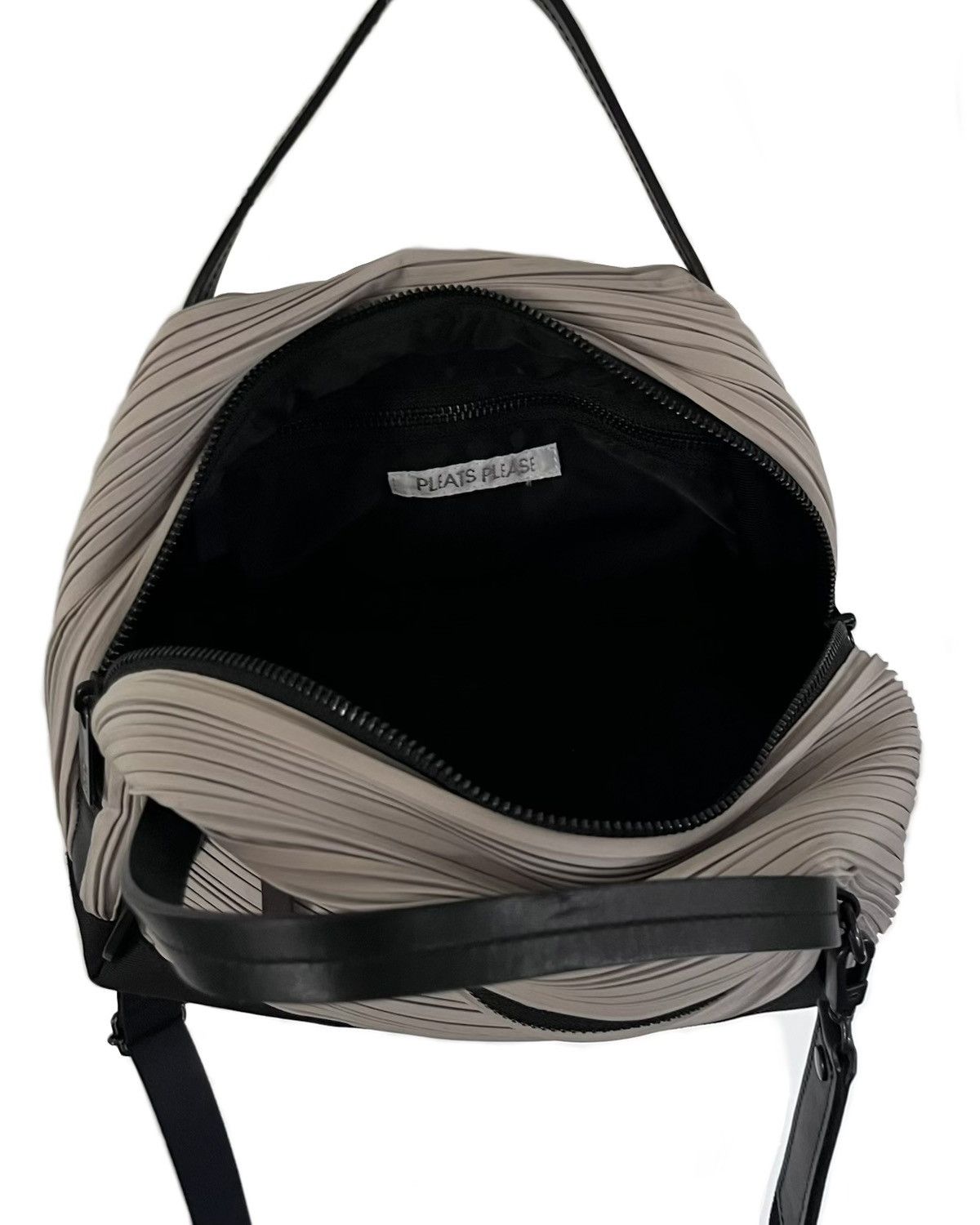 Pleats Please Issey Miyake Pleats Please by Issey Miyake Grey Pleated Bag Size ONE SIZE - 5 Thumbnail