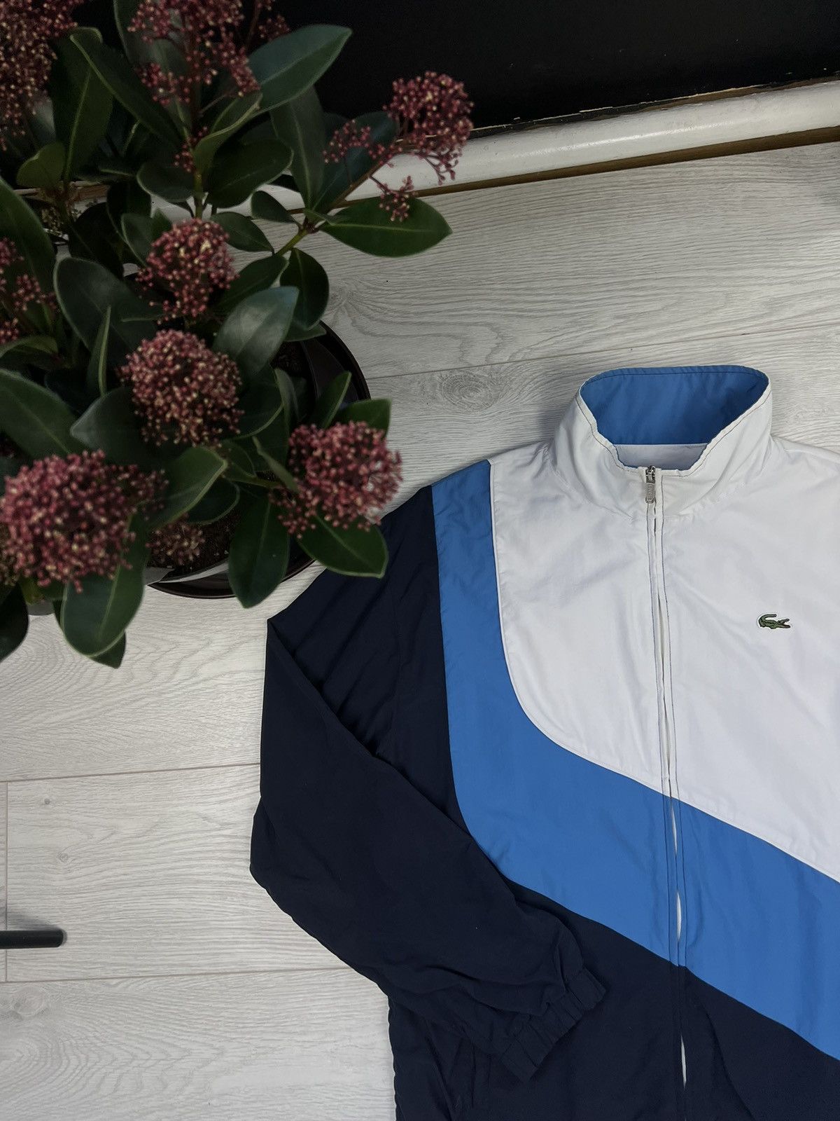 Lacoste × Vintage Mens Vintage Lacoste Track Jacket Olympic crazy y2k rare Size US M / EU 48-50 / 2 - 3 Thumbnail