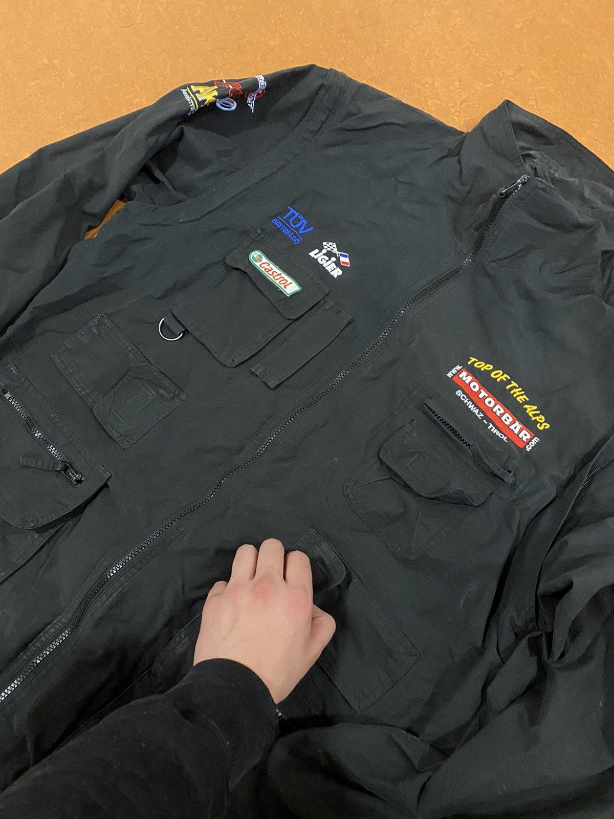 Vintage Nylon Racing Jacket 2in1 Jacket BMW F1 Motorsport streatwear Size US XL / EU 56 / 4 - 6 Thumbnail