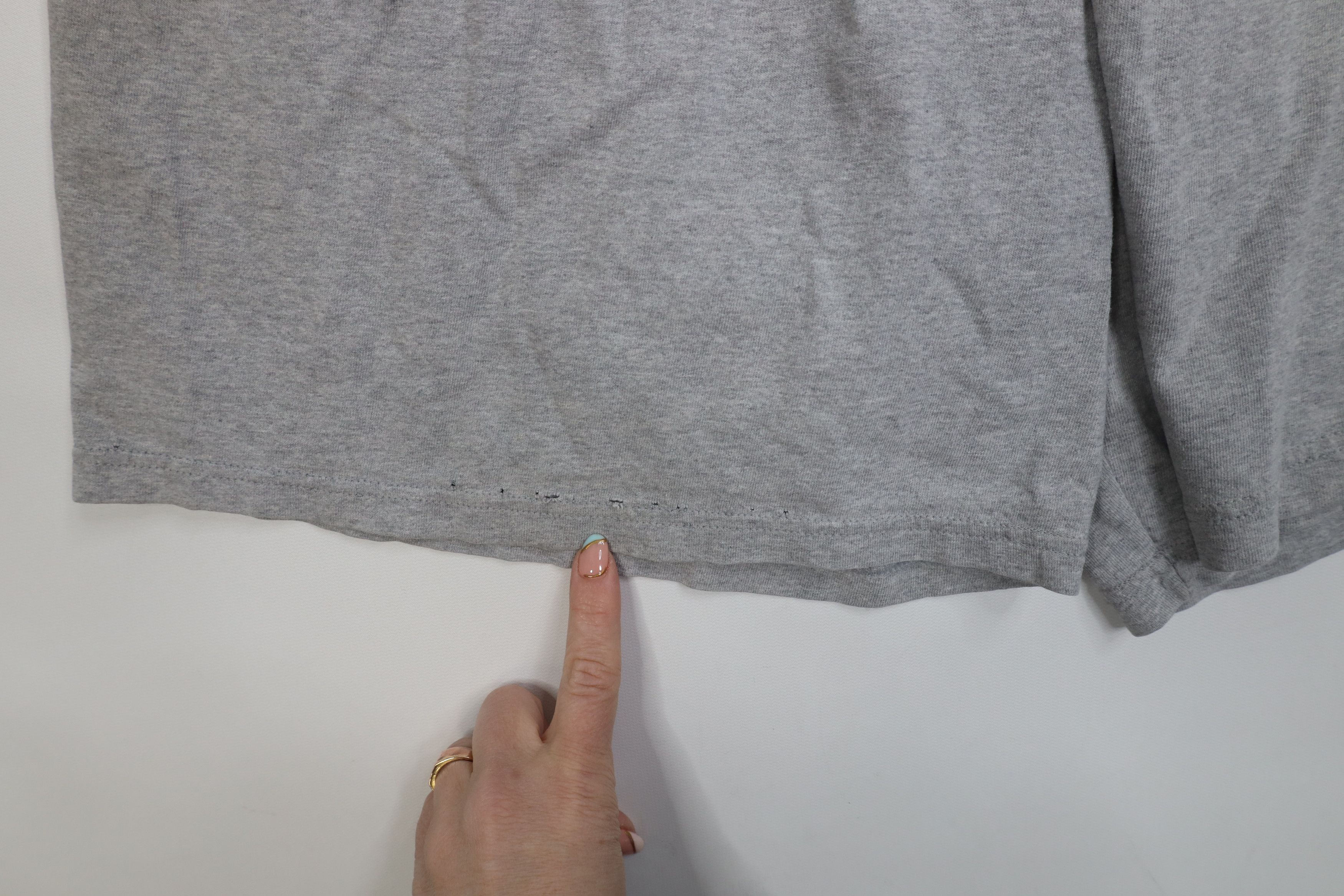 Champion Vintage 90s Champion Spell Above Knee Shorts Heather Gray Size US 36 / EU 52 - 7 Thumbnail