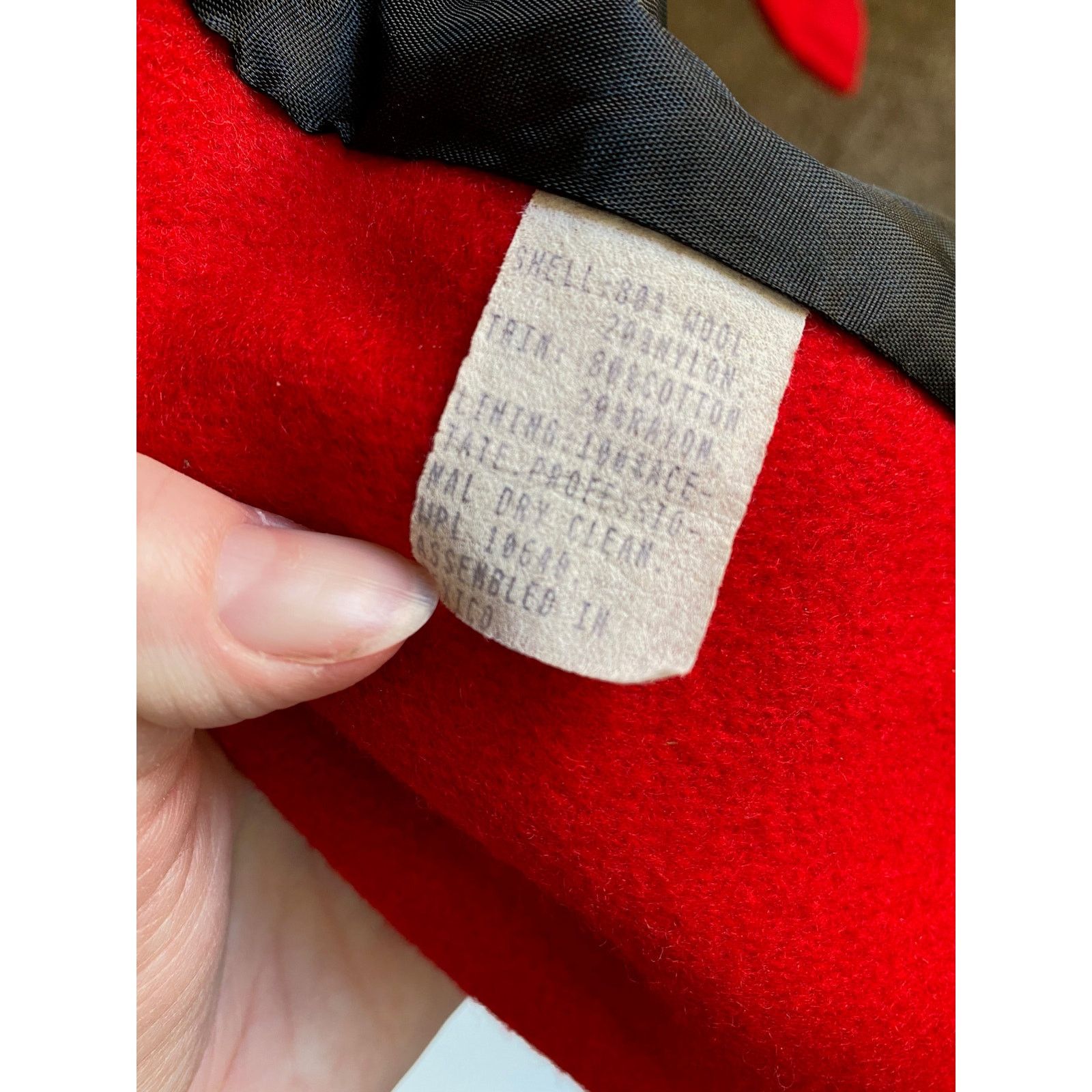 Vintage lady suzette swing coat vintage 60s union made red black Size 3XL / US 20-22 - 14 Thumbnail