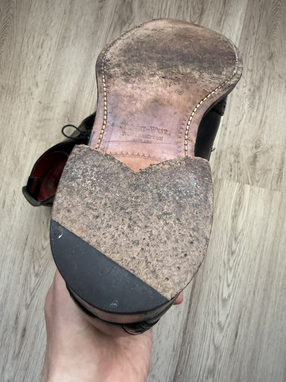 Jeffery West Jeffery West “Oldman” Black Leather Brogue Chukka Boots Size US 10 / EU 43 - 9 Thumbnail