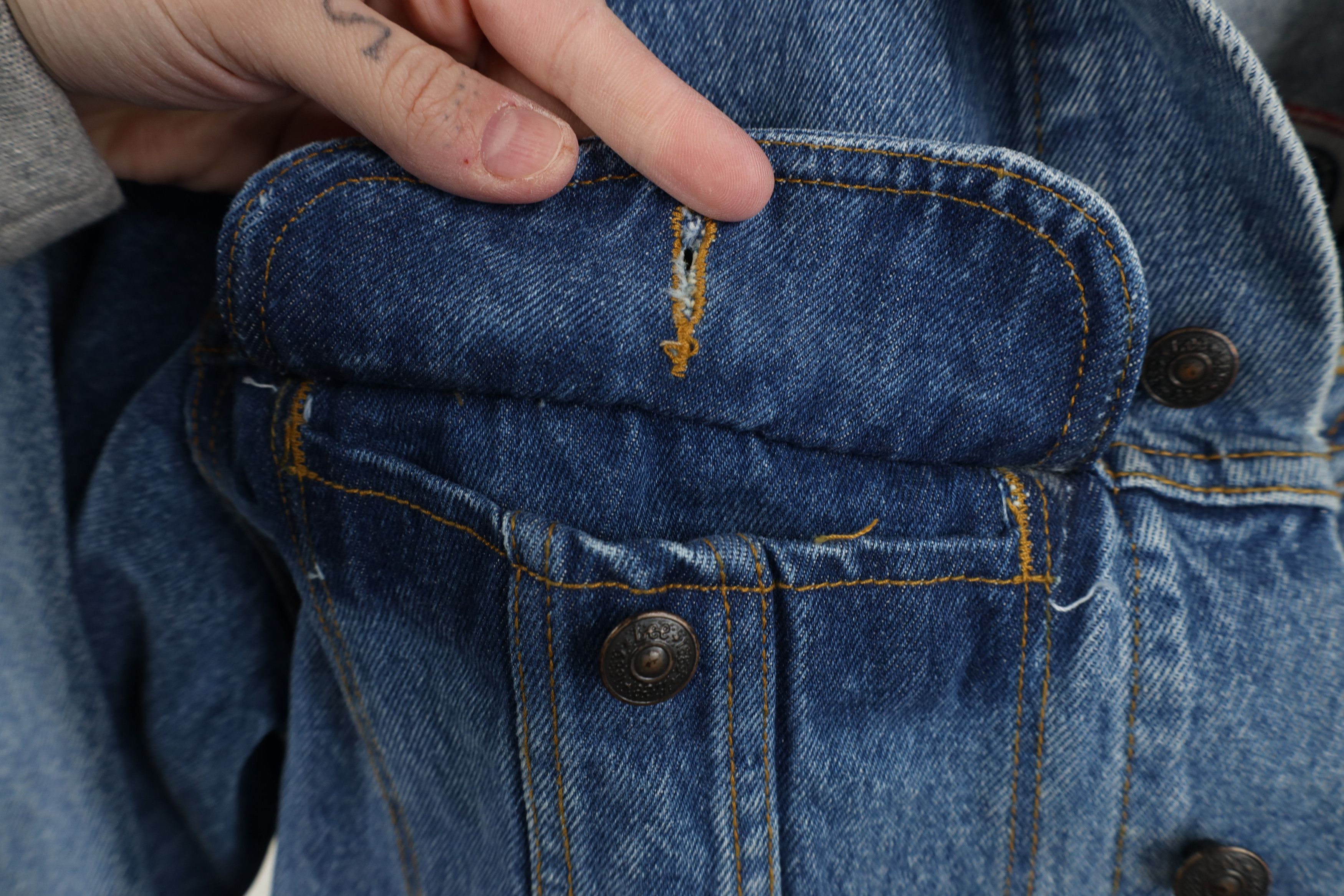 Vintage Vintage 90s Y2K The John Tesh Radio Show Denim Jacket Size US L / EU 52-54 / 3 - 9 Thumbnail