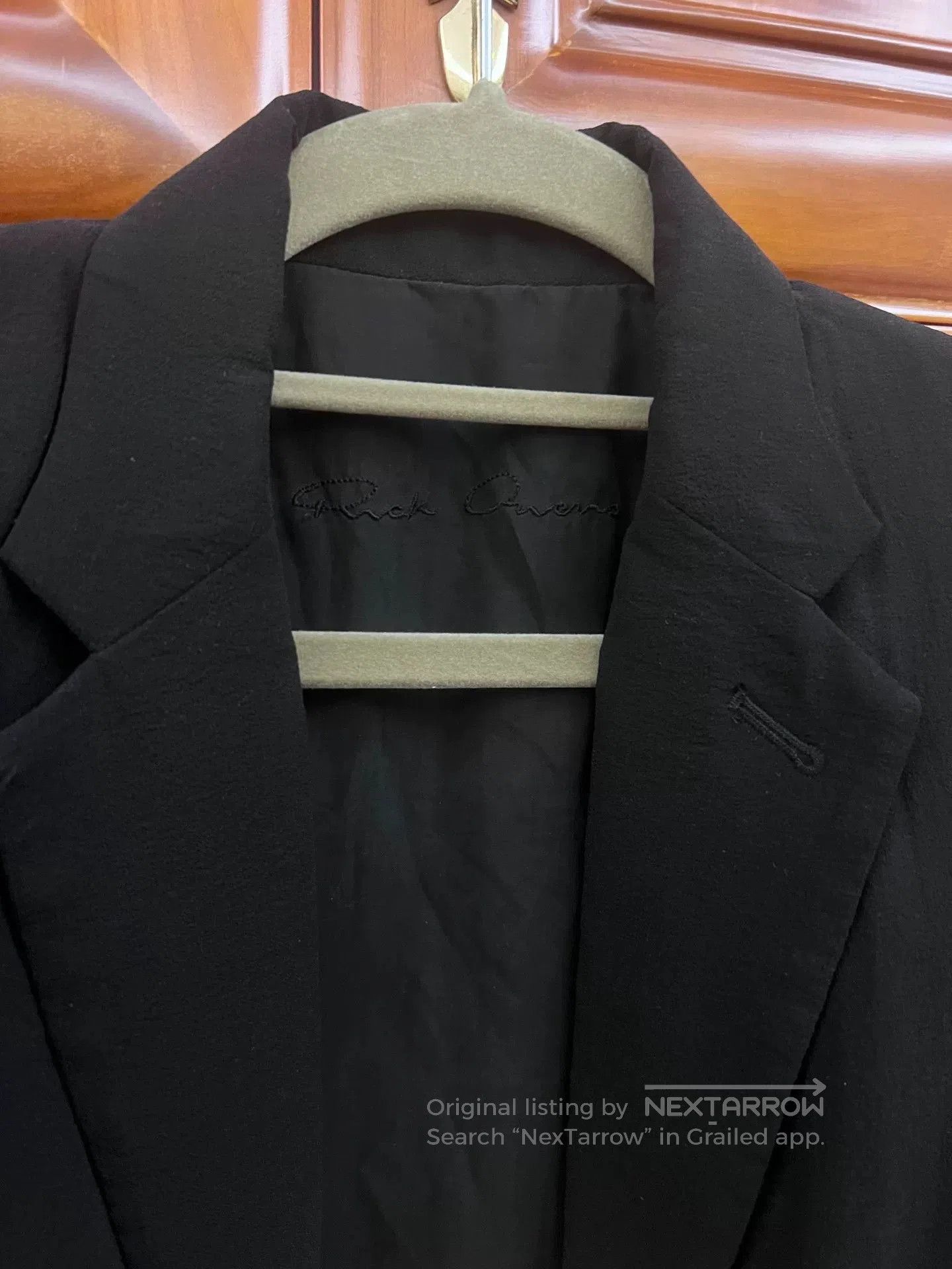 Rick Owens Rick Owens Black Silk Blazer. Size US S / EU 44-46 / 1 - 6 Thumbnail