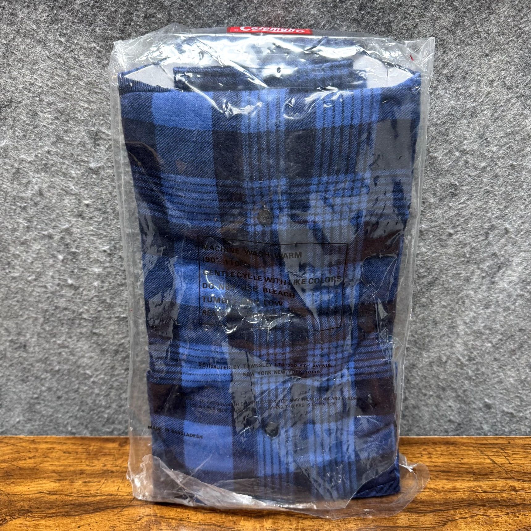 Lumberjack Coleman Flannel Shirt M Medium Men Blue Plaid Cotton Button-Up Long Sleeve Size US M / EU 48-50 / 2 - 2 Thumbnail