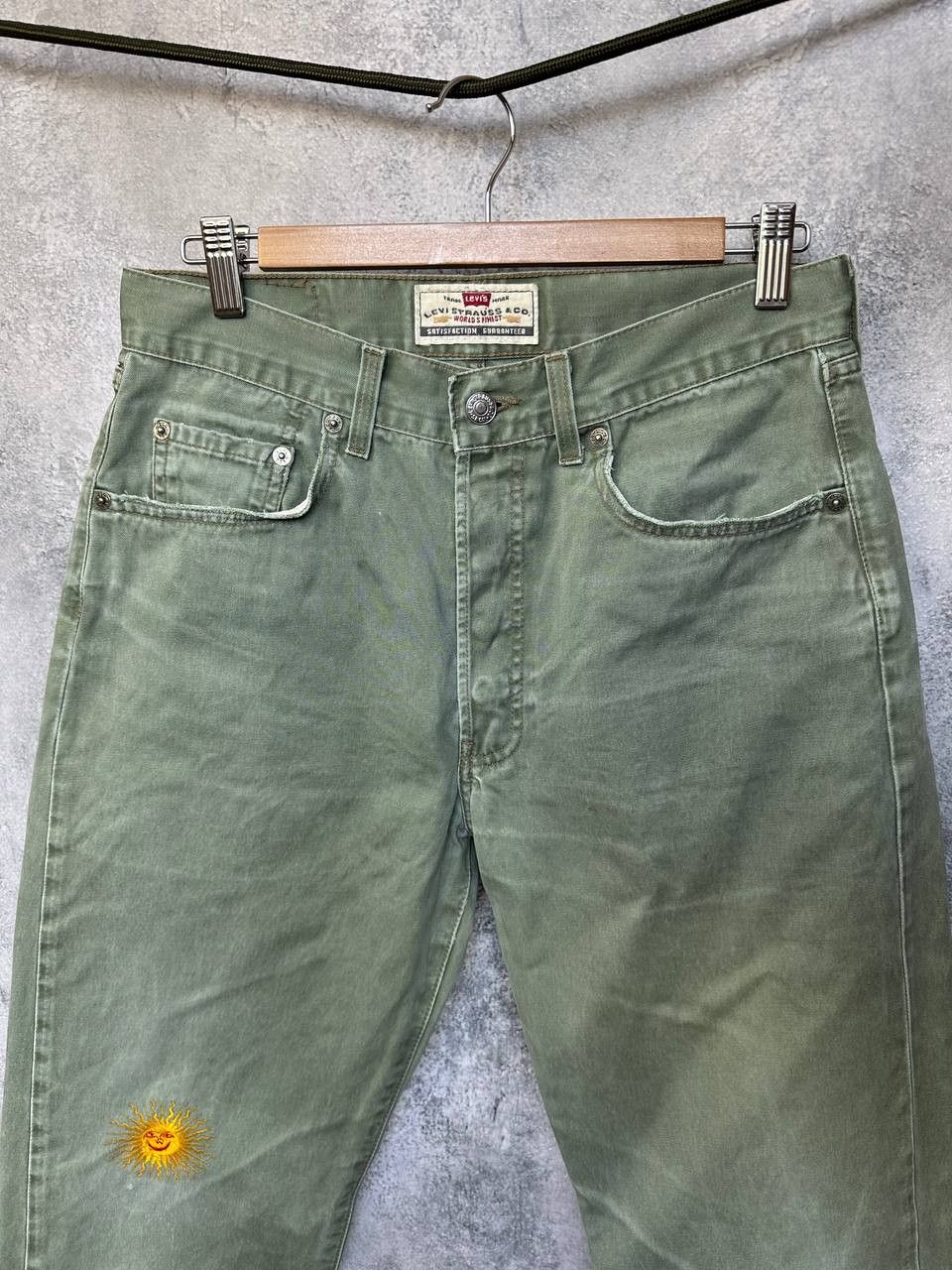 Levi's Vintage Clothing Vintage Levi's 451 Work Pants 90s USA Made Distressed Size US 31 - 5 Thumbnail