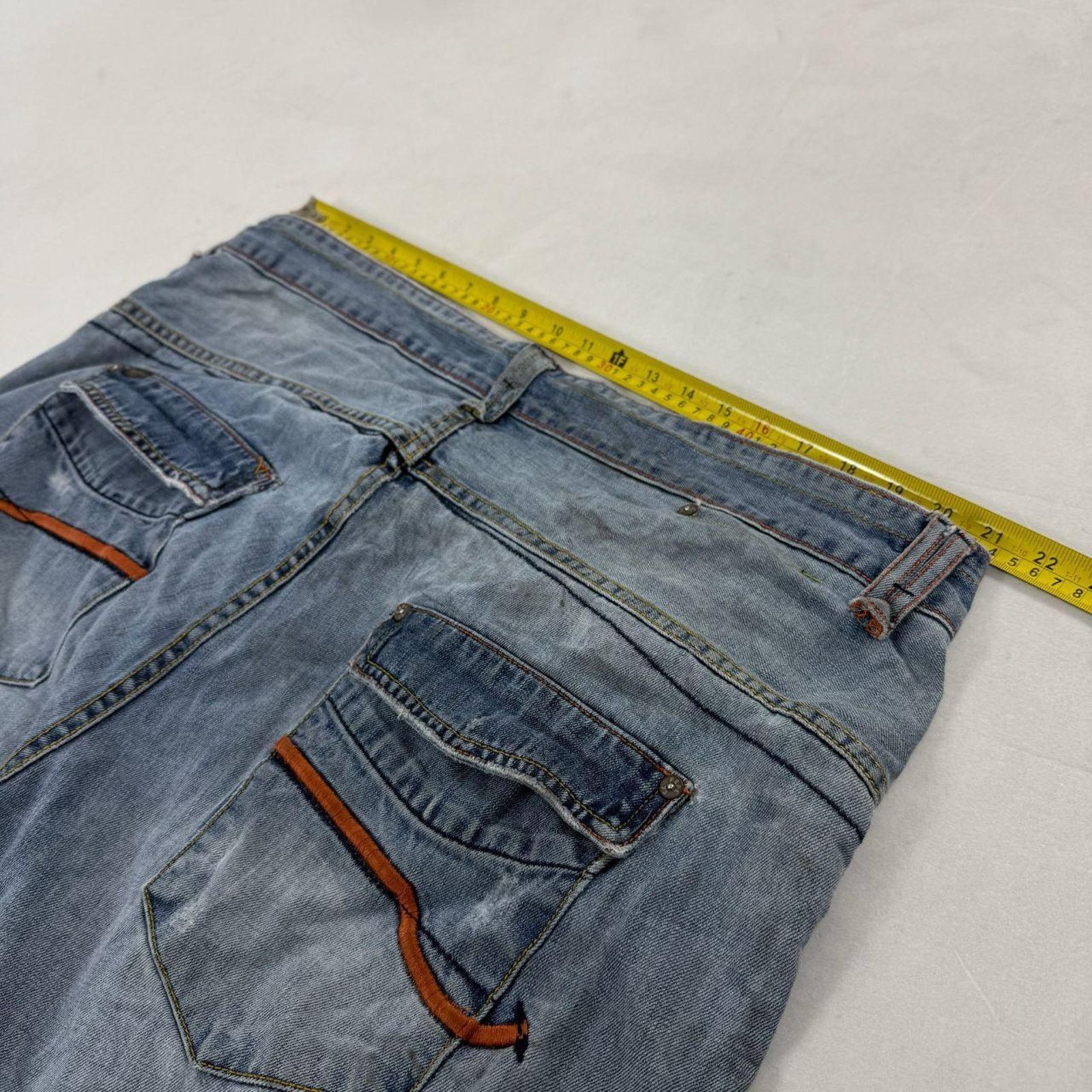 Japanese Brand × Pepe Jeans × Vintage Vintage y2k pepe baggy wide leg embroidered skater jeans Size US 42 / EU 58 - 5 Thumbnail