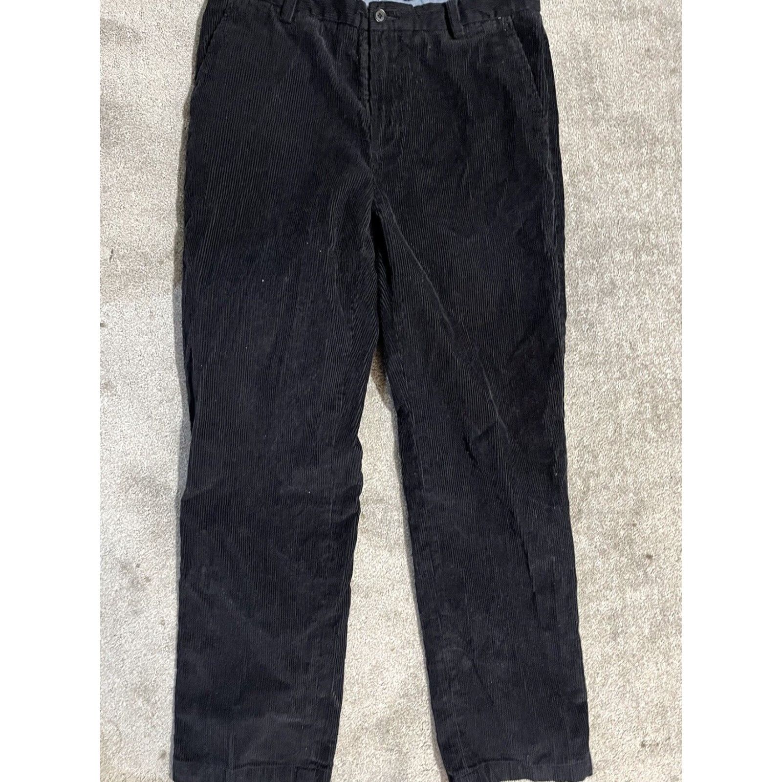 Nautica Nautica Men's Black Corduroy Pants Classic Fit 34x32 Excellent Used Condition Size US 34 / EU 50 - 3 Thumbnail