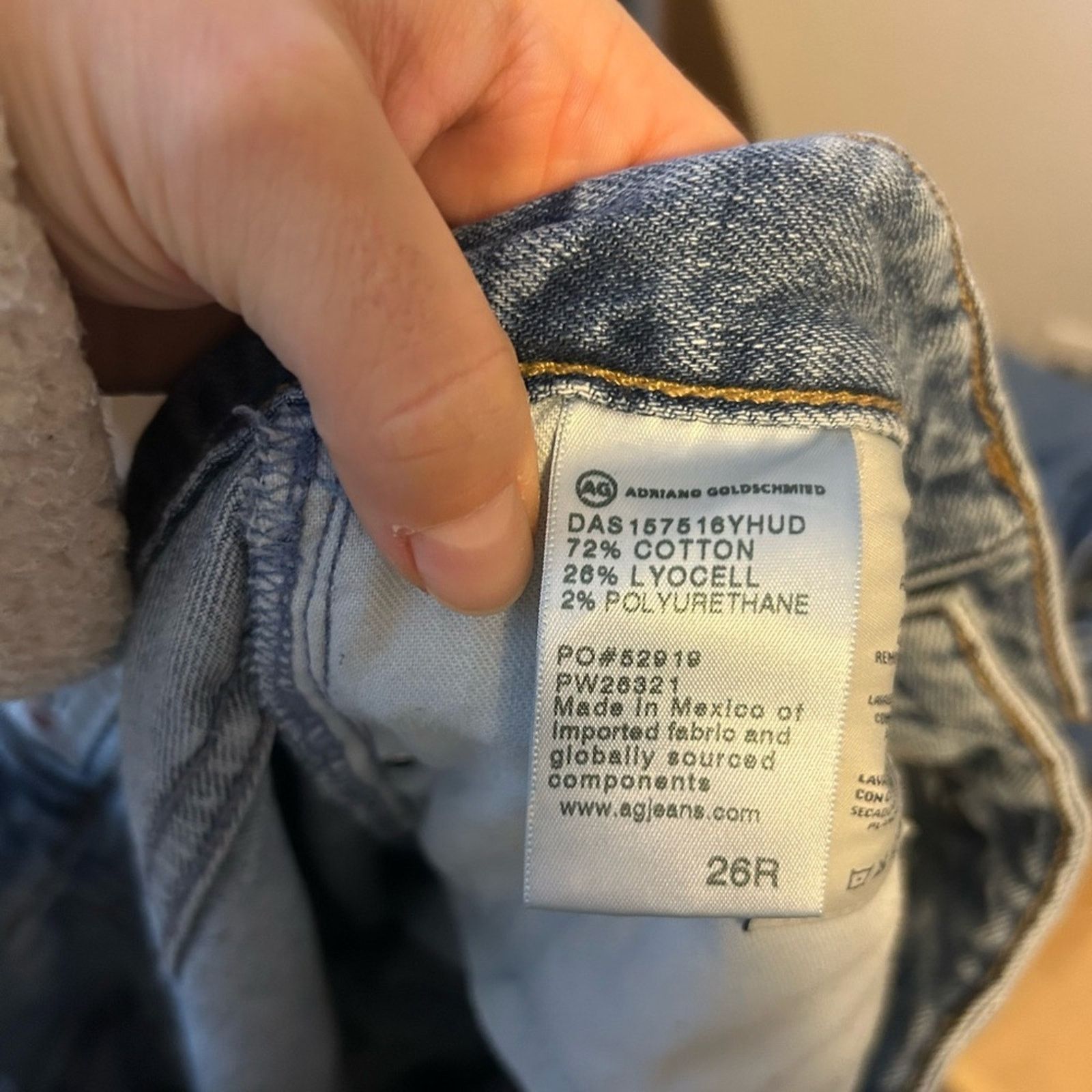 AG Adriano Goldschmied Ag Adriano Goldschmied Ex Boyfriend Slim Jeans Size 26" / US 2 / IT 38 - 3 Thumbnail