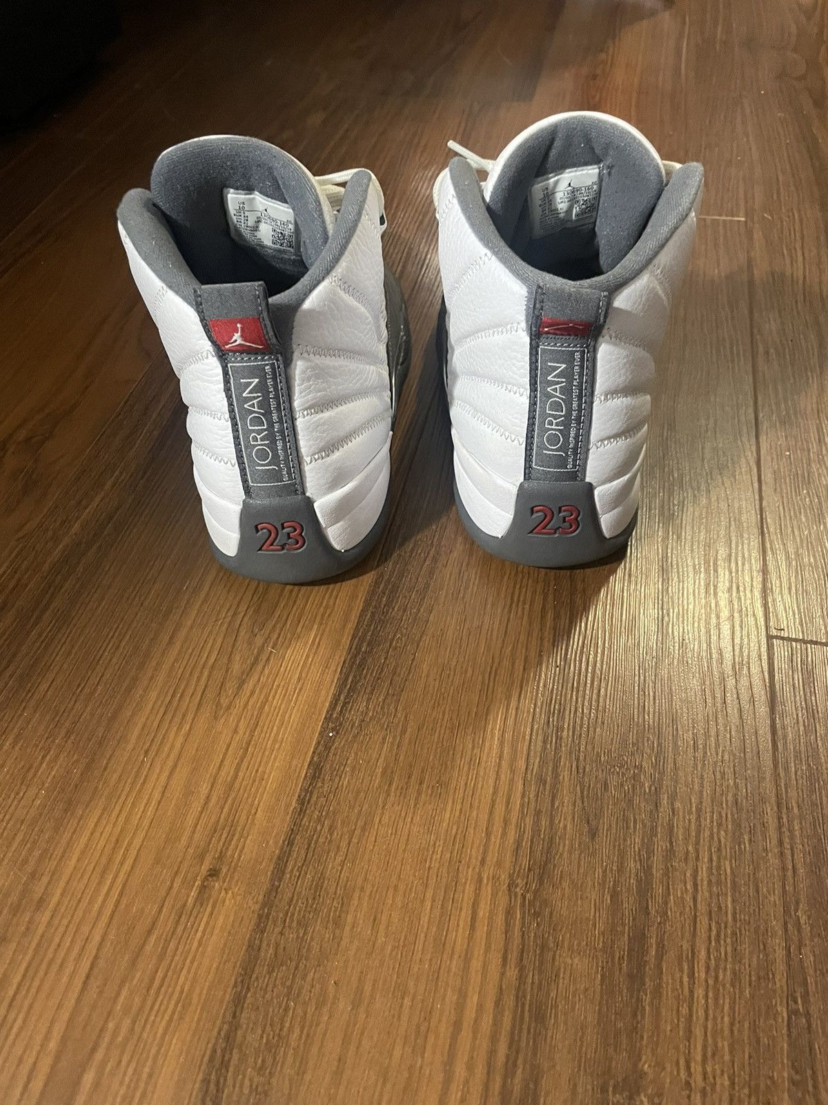 Jordan Brand × Nike White/Grey Jordan 12’s Size US 10 / EU 43 - 4 Thumbnail