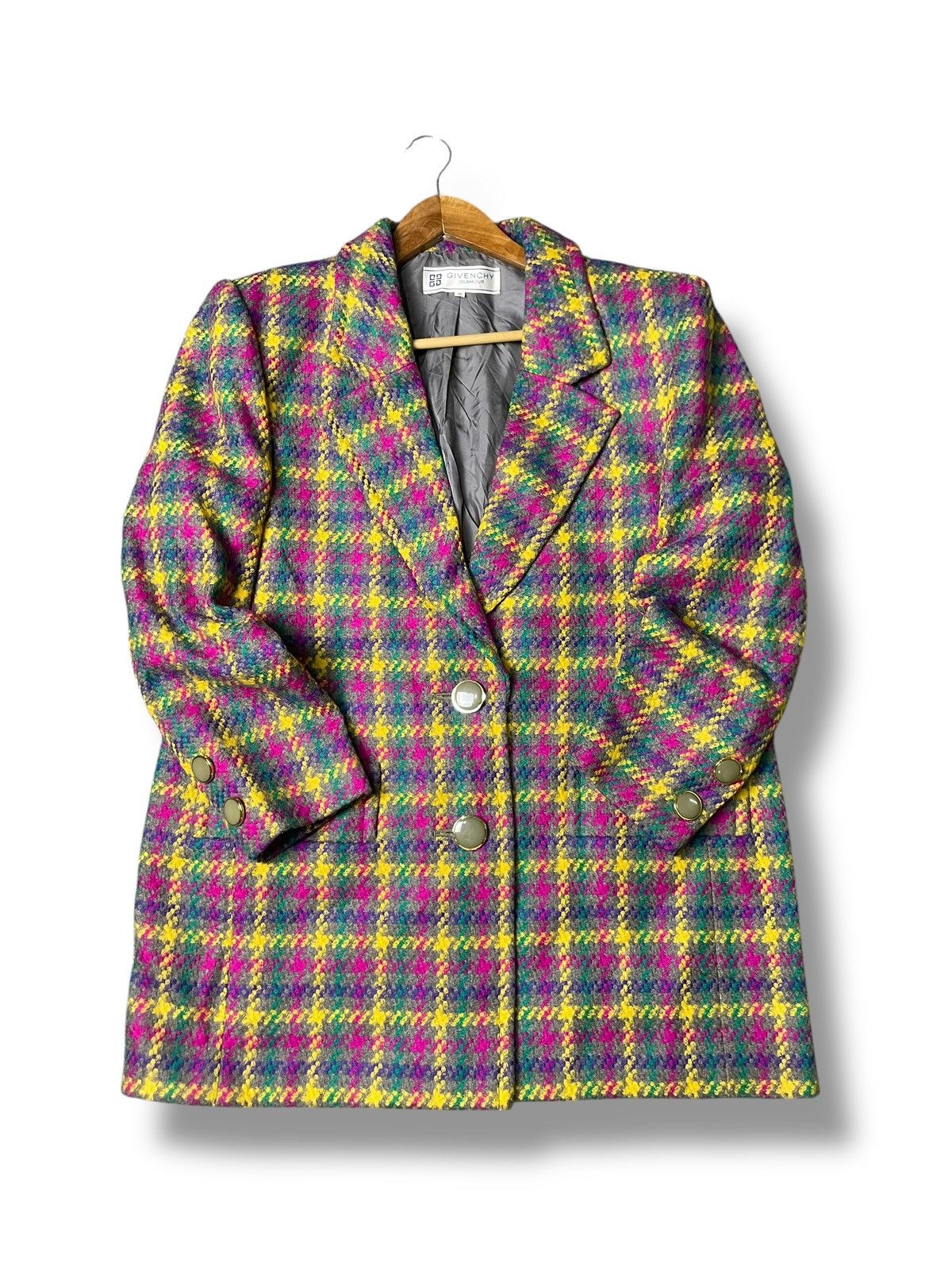 Givenchy × Japanese Brand × Vintage Vintage Givenchy Glamour Wool Blazer (81) Size US S / EU 44-46 / 1 - 1 Thumbnail