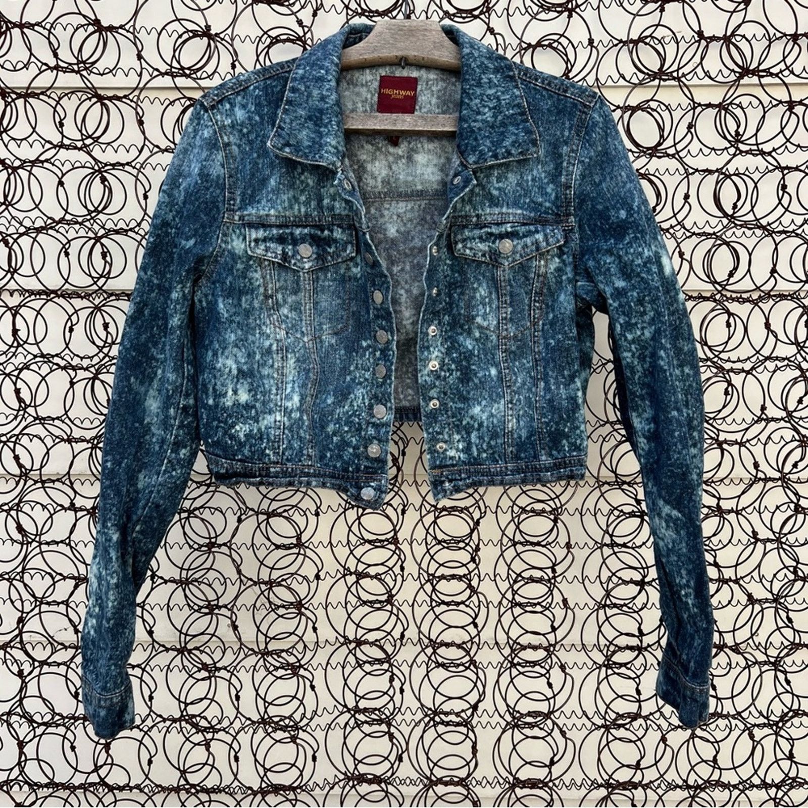 Highway fashion jeans long denim jacket