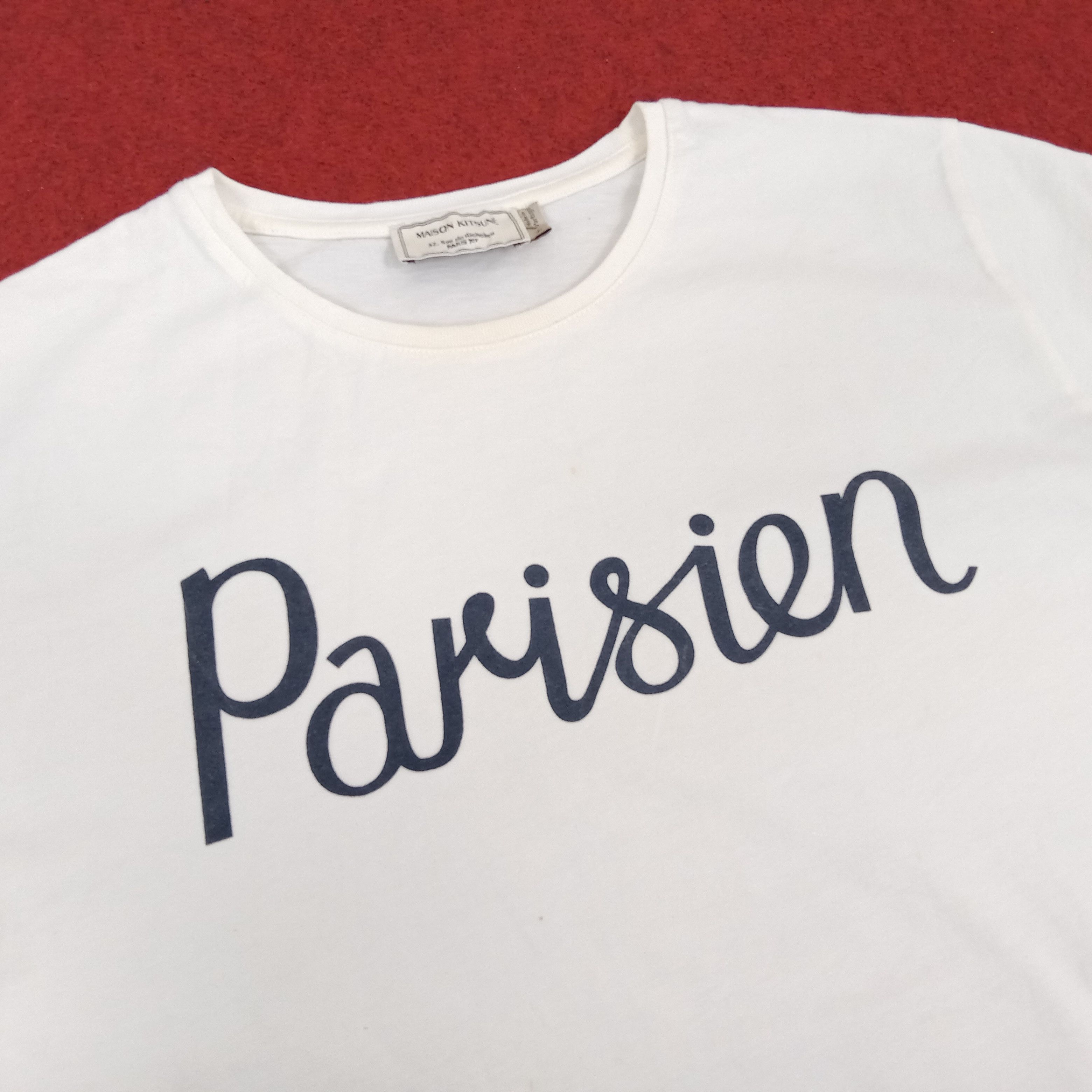Parisien Maison Kitsune Center Design Tshirt