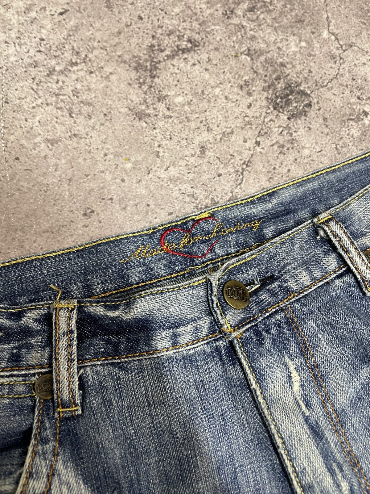 G-Star Vintage Y2K Junya Watanabe Style Distressed Jeans Pants Size US 32 / EU 48 - 9 Thumbnail