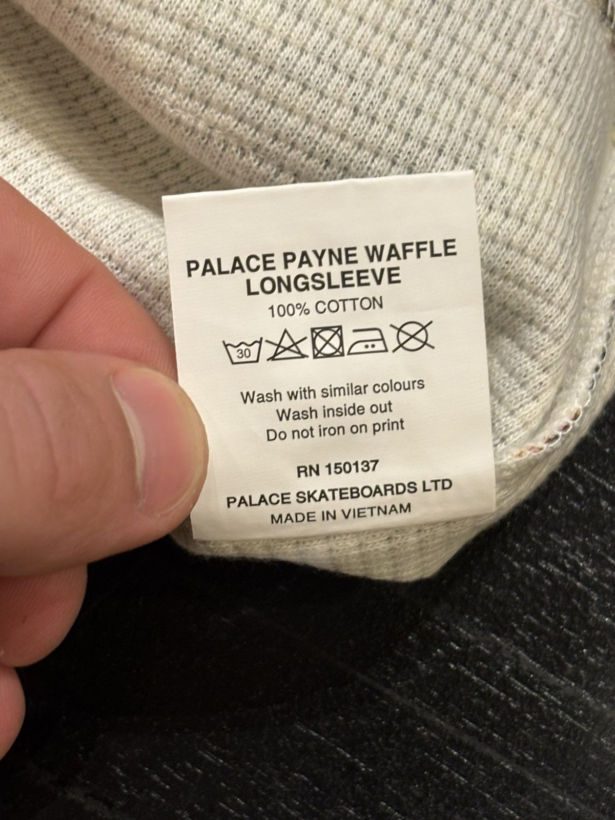 Palace Palace Payne Waffle Dog LS Size US XL / EU 56 / 4 - 6 Thumbnail