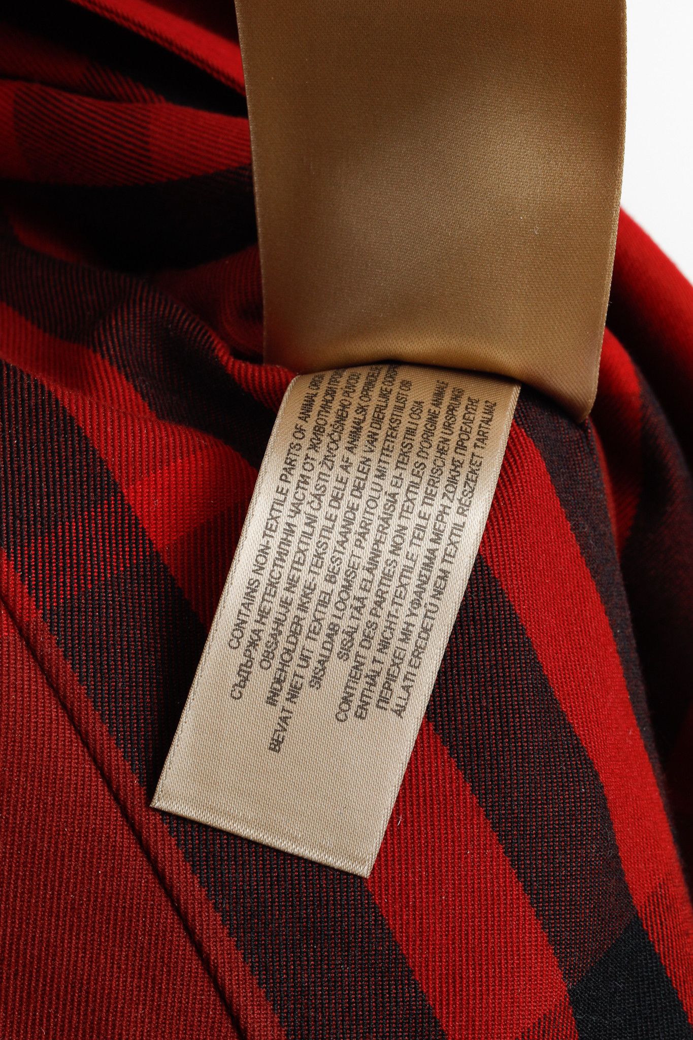 Burberry Burberry Red Cotton Belted Double-Breasted Trench Coat Size XXS / US 00 / IT 34 - 17 Thumbnail