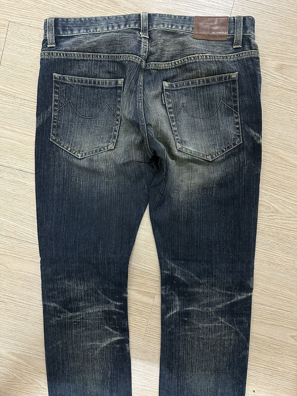 Japanese Brand Zero by Tornado Mart Japan Wash Distressed Punk Style Jeans Size US 34 / EU 50 - 10 Thumbnail