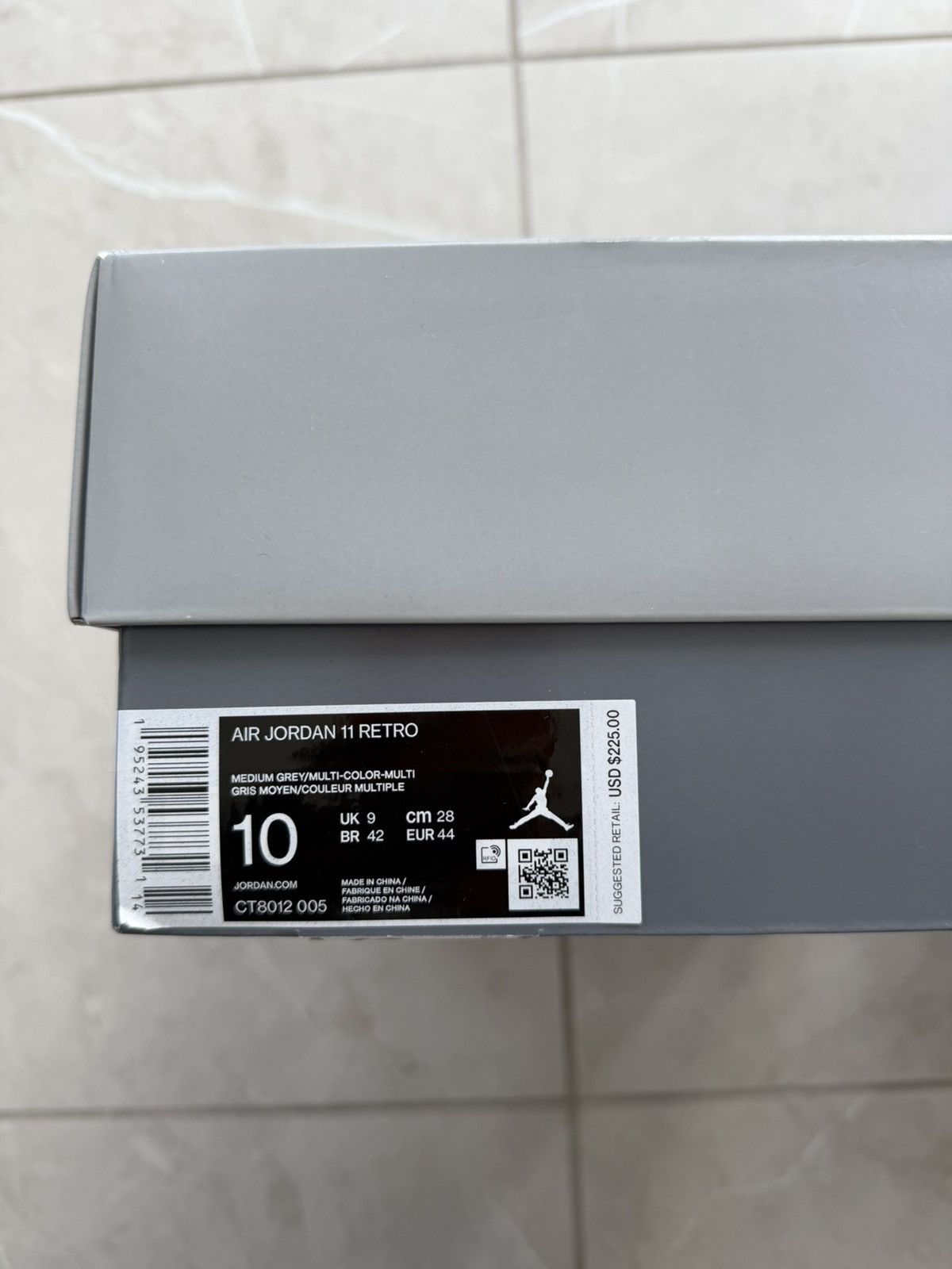 Jordan Brand Jordan 11 Retro Cool Grey (2021) Size US 10 / EU 43 - 11 Thumbnail