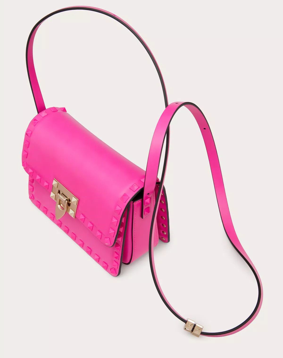 Valentino o1s1wg110426 Size: OS / Rockstud23 Small Shoulder Bag Pink Size ONE SIZE - 6 Thumbnail