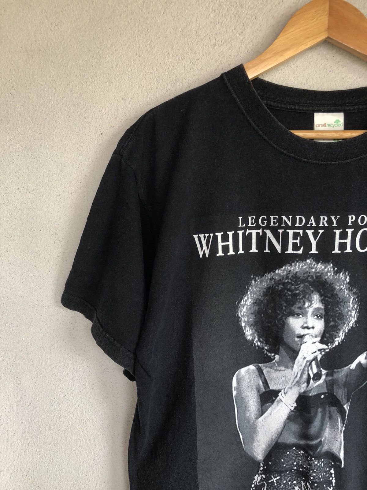 Band Tees × Vintage Vintage Y2K Whitney Houston Legendary Pop Diva Tee Size US L / EU 52-54 / 3 - 4 Thumbnail