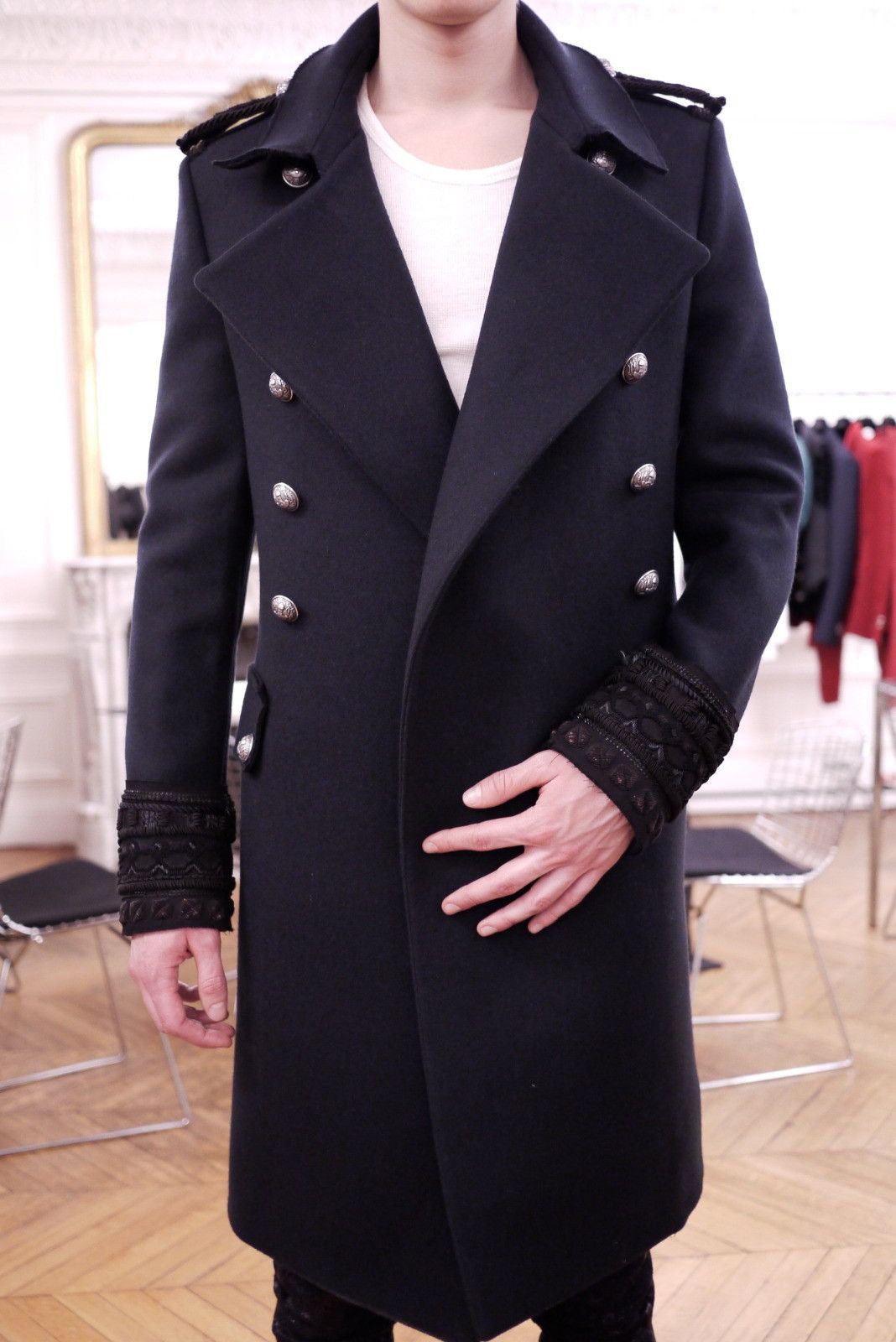 Balmain Balmain FW12 Embroidered Coat Size US S / EU 44-46 / 1 - 23 Thumbnail