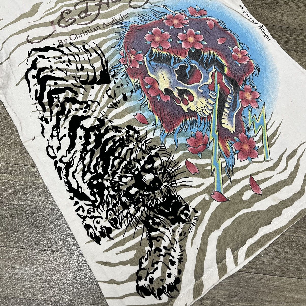 Christian Audigier × Ed Hardy Y2K Ed Hardy hy Christian Audigier Tiger Skull Tee Size US S / EU 44-46 / 1 - 5 Thumbnail