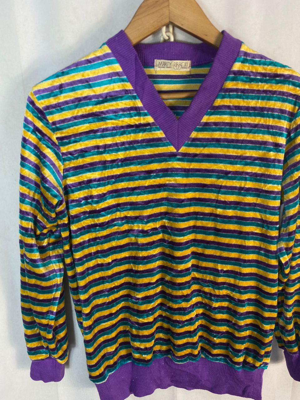 Japanese Brand Marty ribbon multicolor stripe sweatshirt Size S / US 4 / IT 40 - 3 Thumbnail