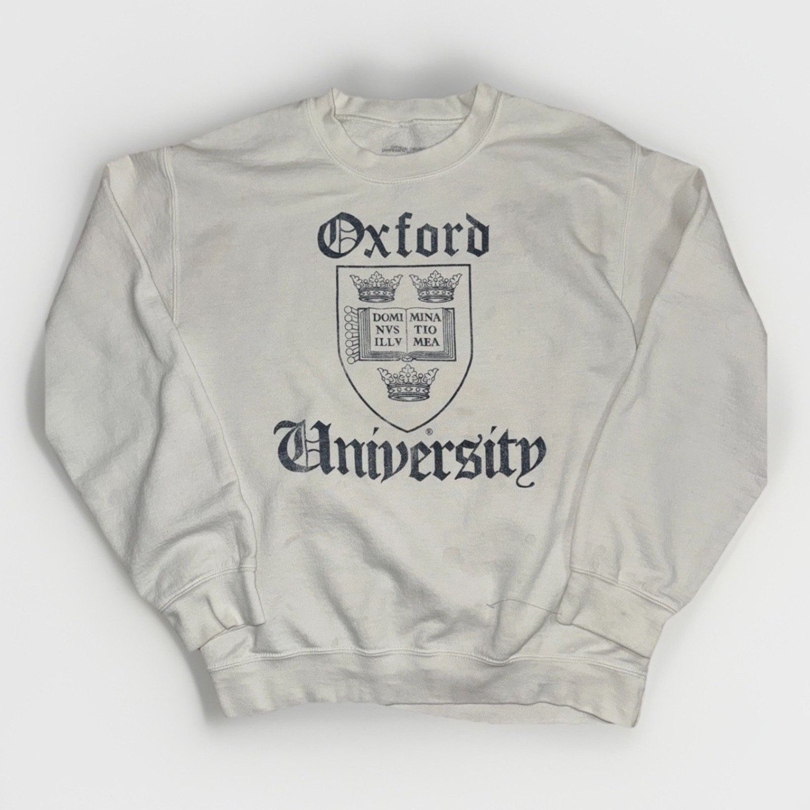 Vintage Oxford University Crewneck Sweatshirt White Small 19x23 Size US S / EU 44-46 / 1 - 1 Thumbnail