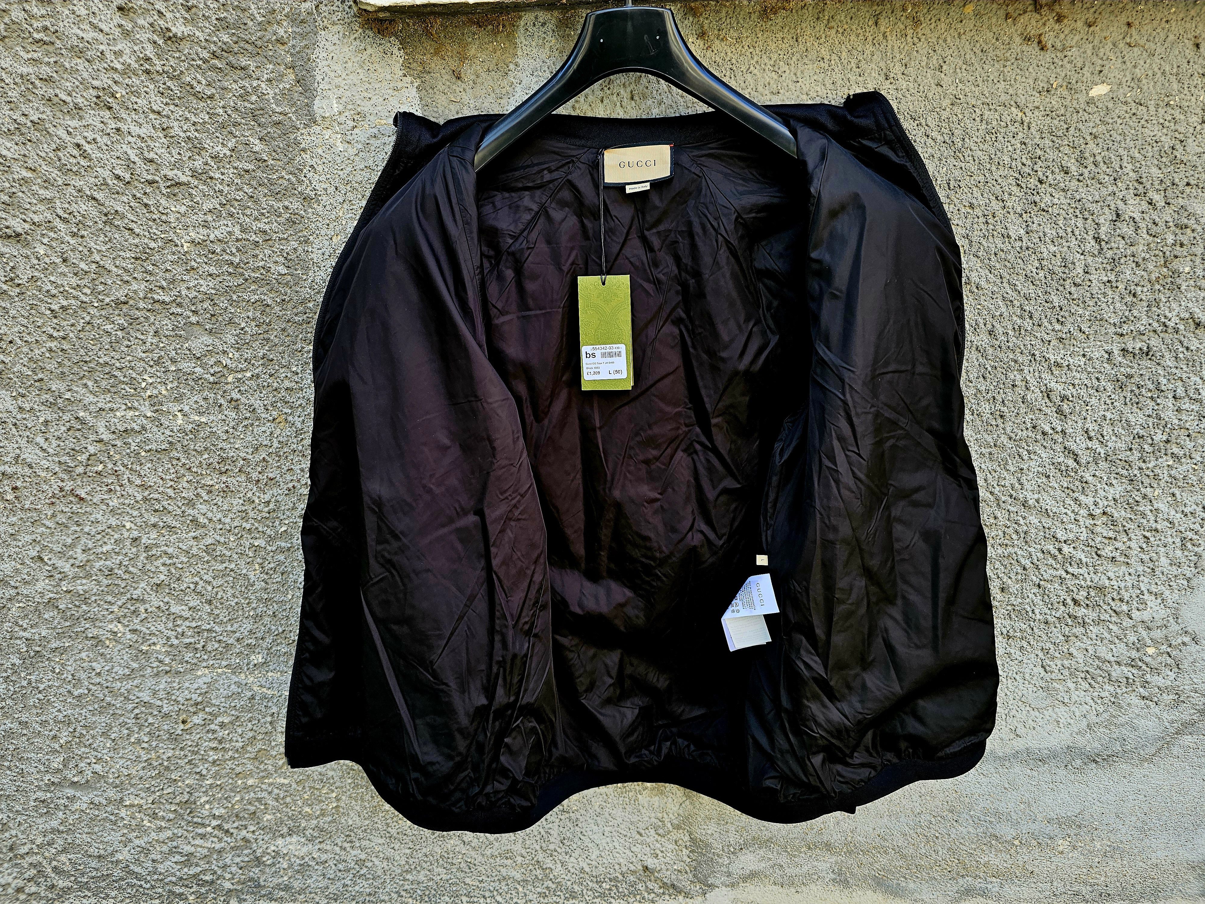 Gucci $1650 Gucci GG Paneled Logo Men's Technical Jersey Jacket Size US L / EU 52-54 / 3 - 15 Thumbnail
