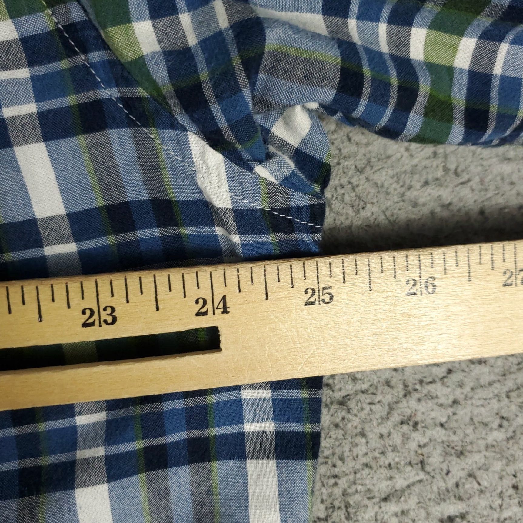 Brooks Brothers Brooks Brothers Shirt Mens Large Blue Plaid Casual Button Up Short Sleeve Size US L / EU 52-54 / 3 - 5 Thumbnail