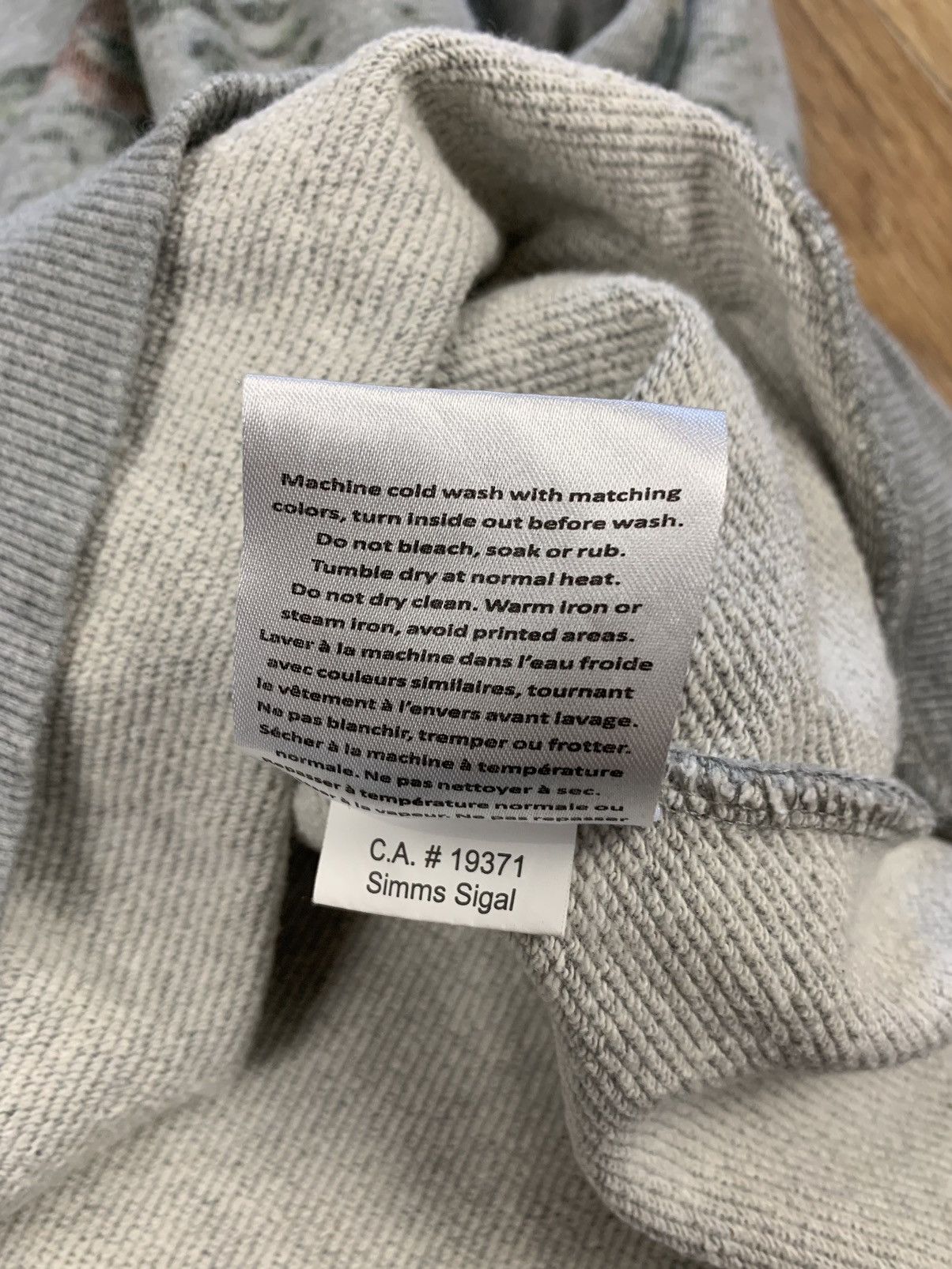 Marshall Artist Marshal Artist Flower Print Grey Sweatshirt Size US M / EU 48-50 / 2 - 7 Thumbnail