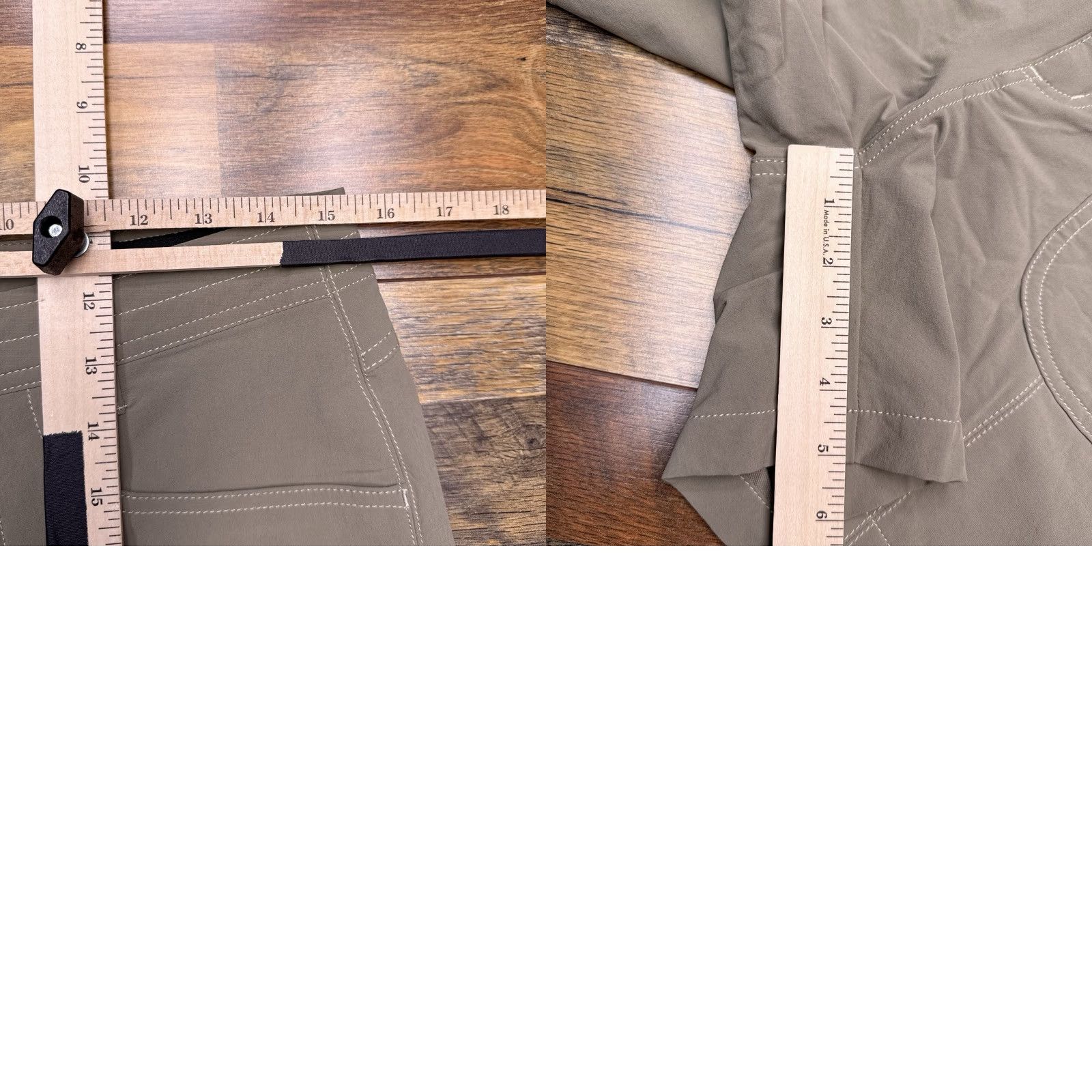 Vintage Kuhl Cargo Shorts Womens 8 Taupe Mid Rise Stretch Mountain Culture Size 30" / US 8 / IT 44 - 8 Thumbnail